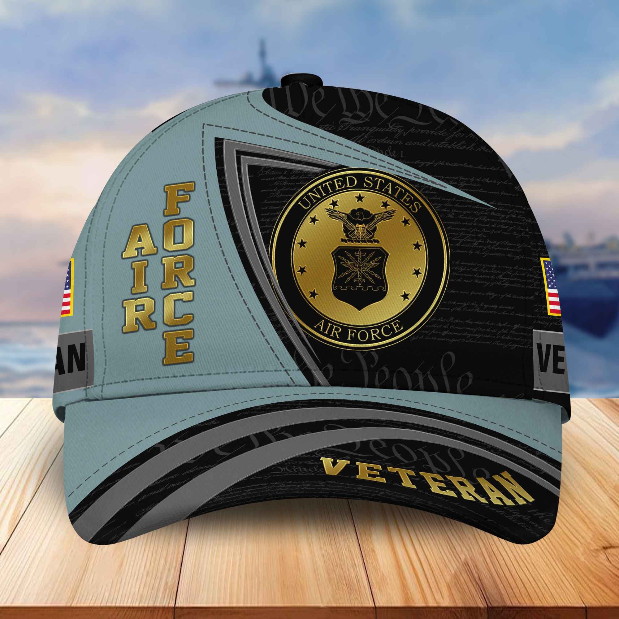 Premium US Veterans Cap BPVC100902, Gifts For Dad, Gifts For Husband, Gifts For Veterans Day