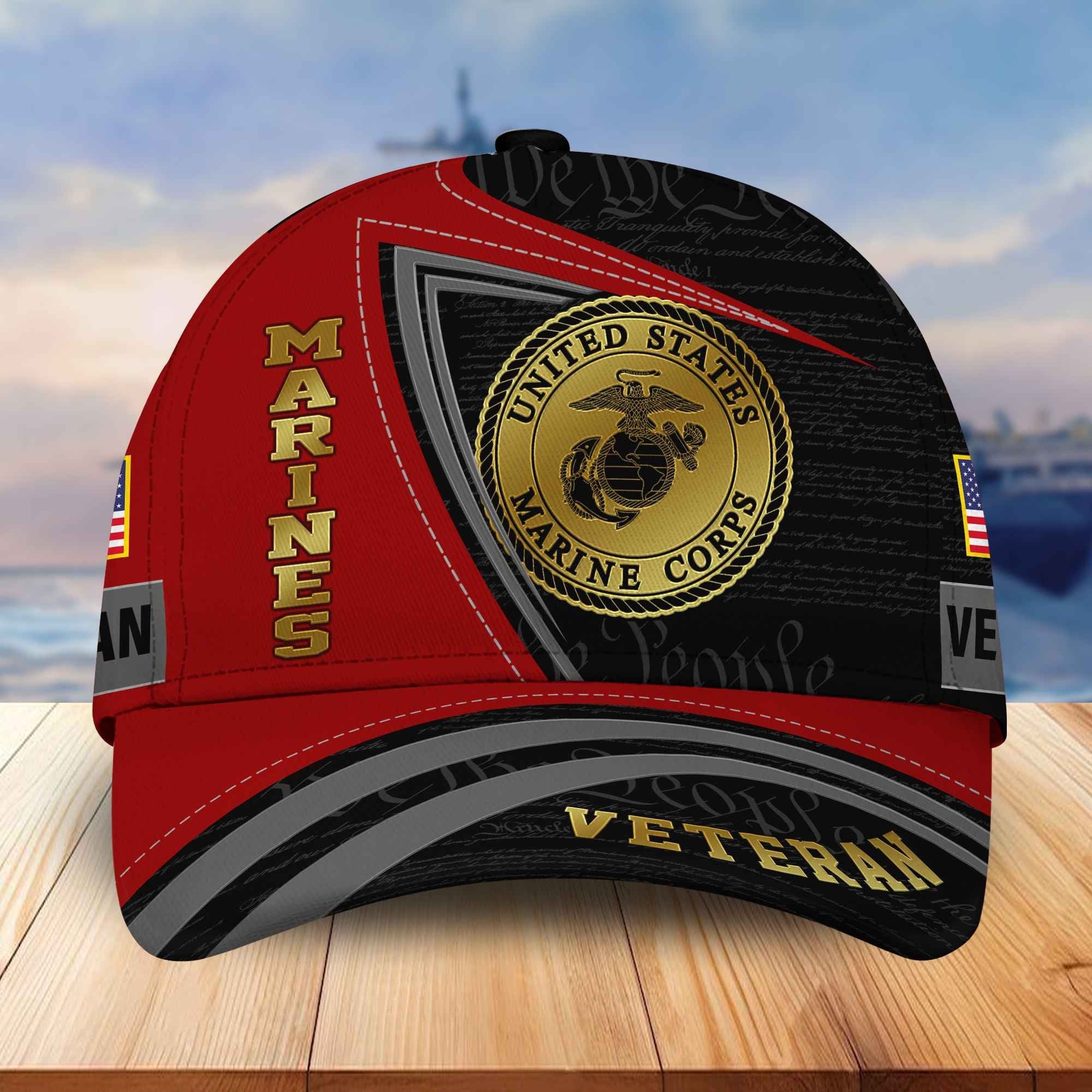 Premium US Veterans Cap BPVC100902, Gifts For Dad, Gifts For Husband, Gifts For Veterans Day