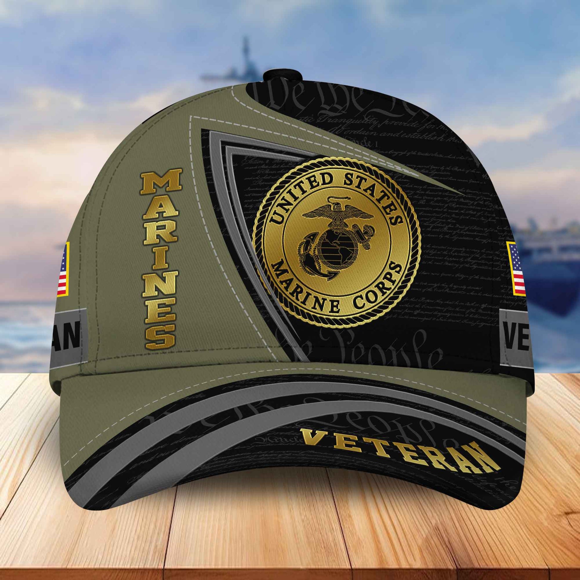 Premium US Veterans Cap BPVC100902, Gifts For Dad, Gifts For Husband, Gifts For Veterans Day