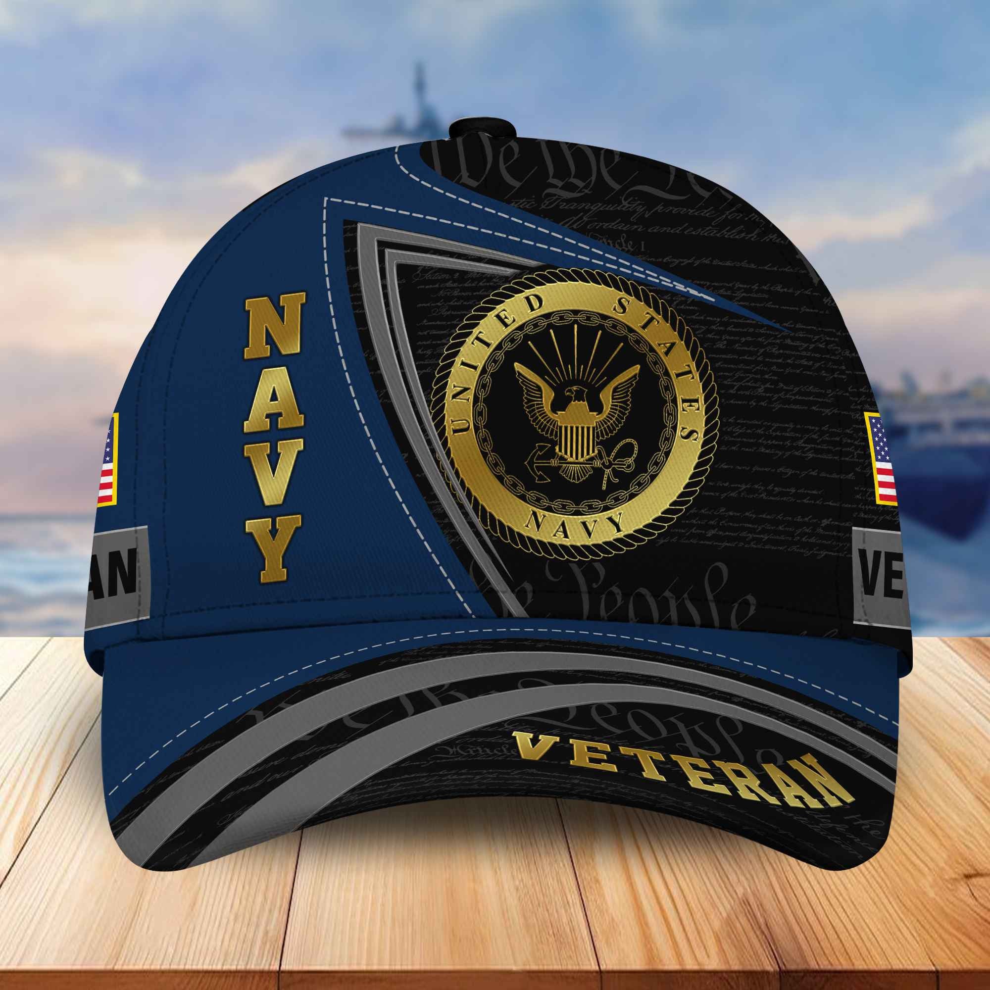 Premium US Veterans Cap BPVC100902, Gifts For Dad, Gifts For Husband, Gifts For Veterans Day