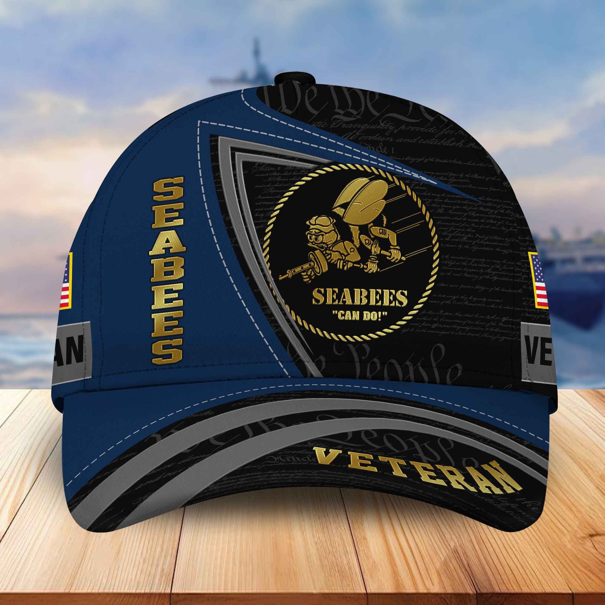 Premium US Veterans Cap BPVC100902, Gifts For Dad, Gifts For Husband, Gifts For Veterans Day