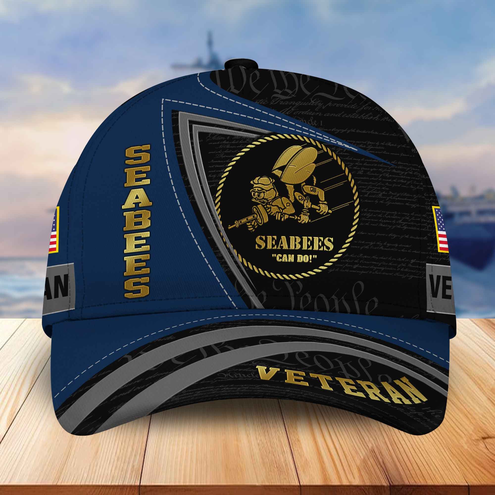 Premium US Veterans Cap BPVC100902, Gifts For Dad, Gifts For Husband, Gifts For Veterans Day