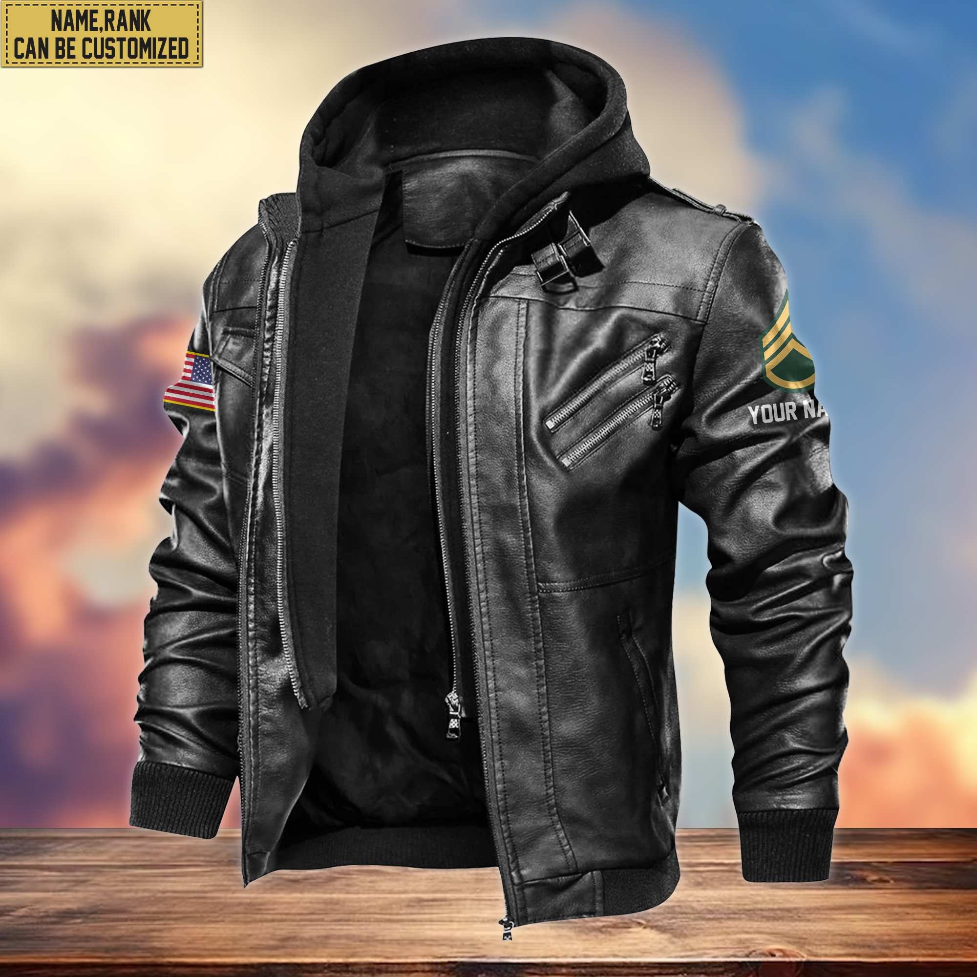 Premium Vietnam Veteran Leather Jacket VPVC700806, Gifts For Vietnam Veteran