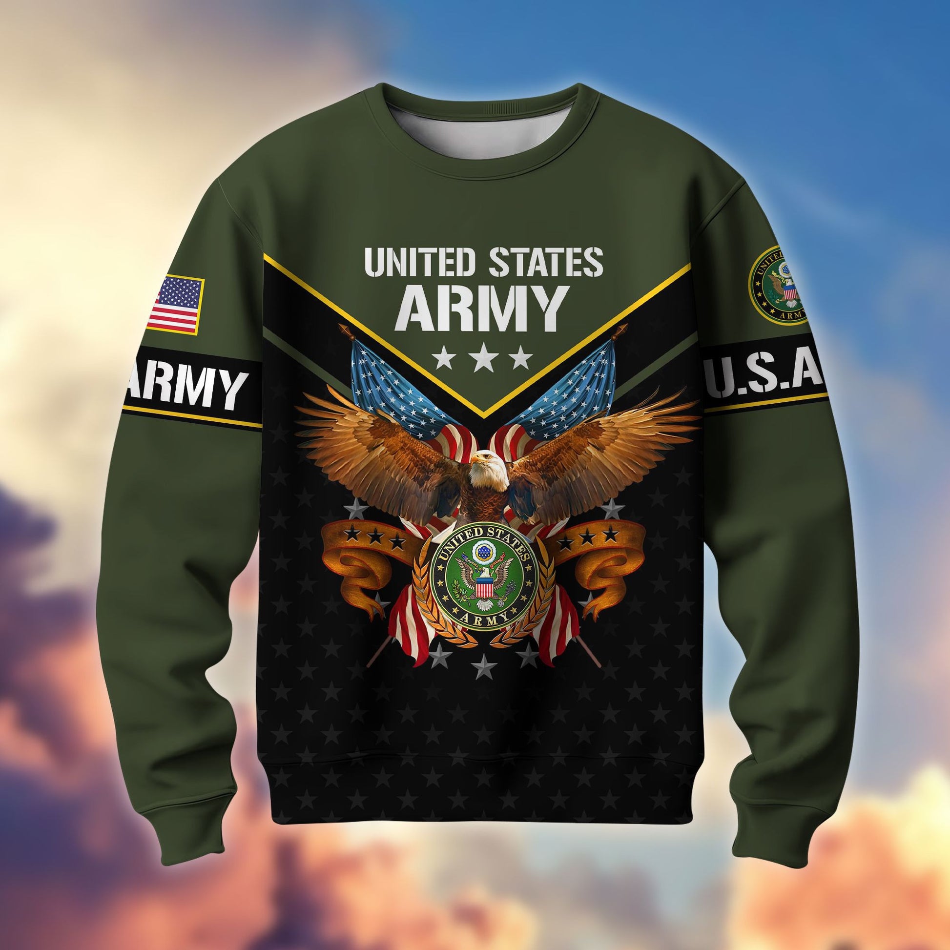 Premium US Military Sweatshirt BPVC180910, Gifts For US Military