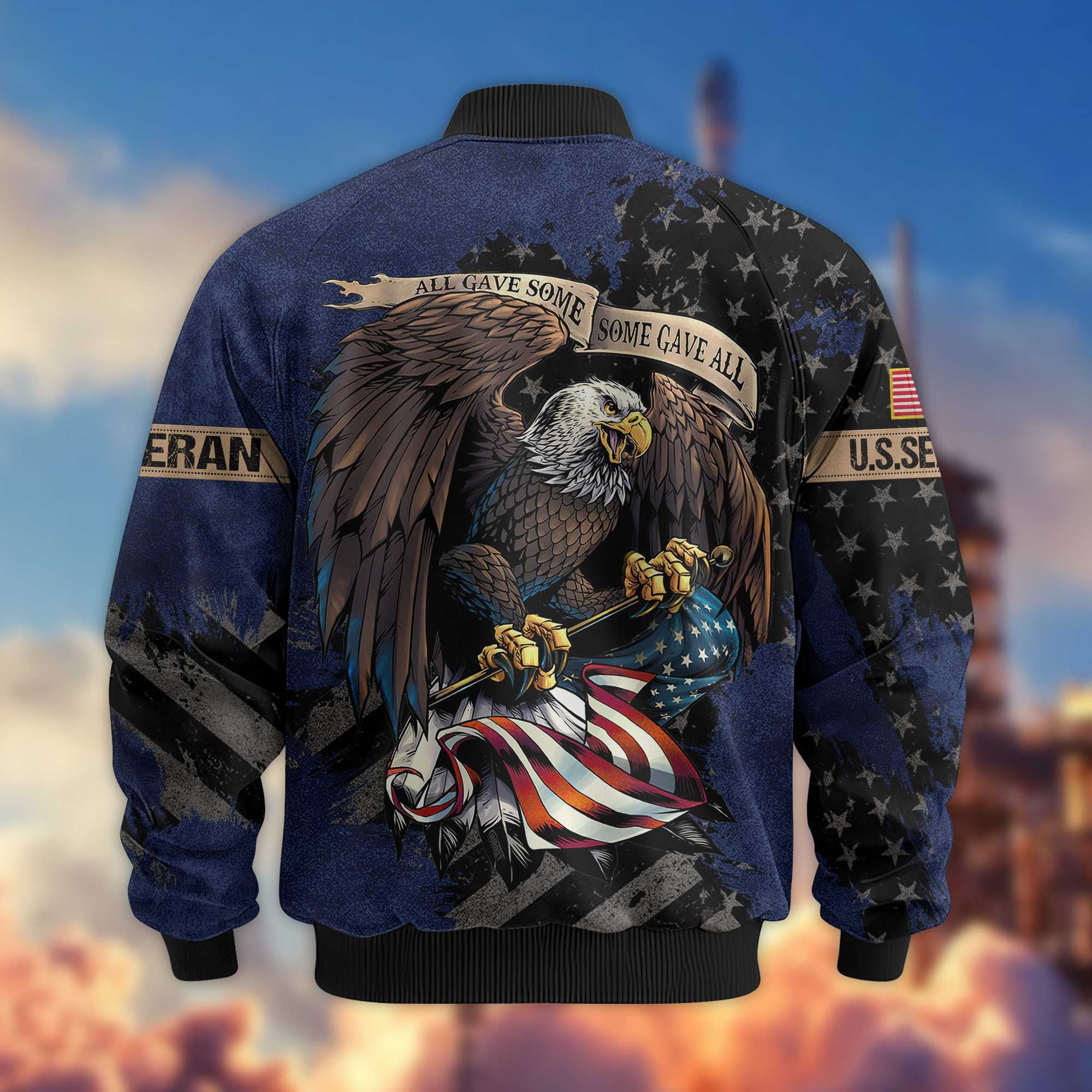 Premium US Seabees Veteran Bomber Jacket VPVC801409, Gifts For Seabees Veteran