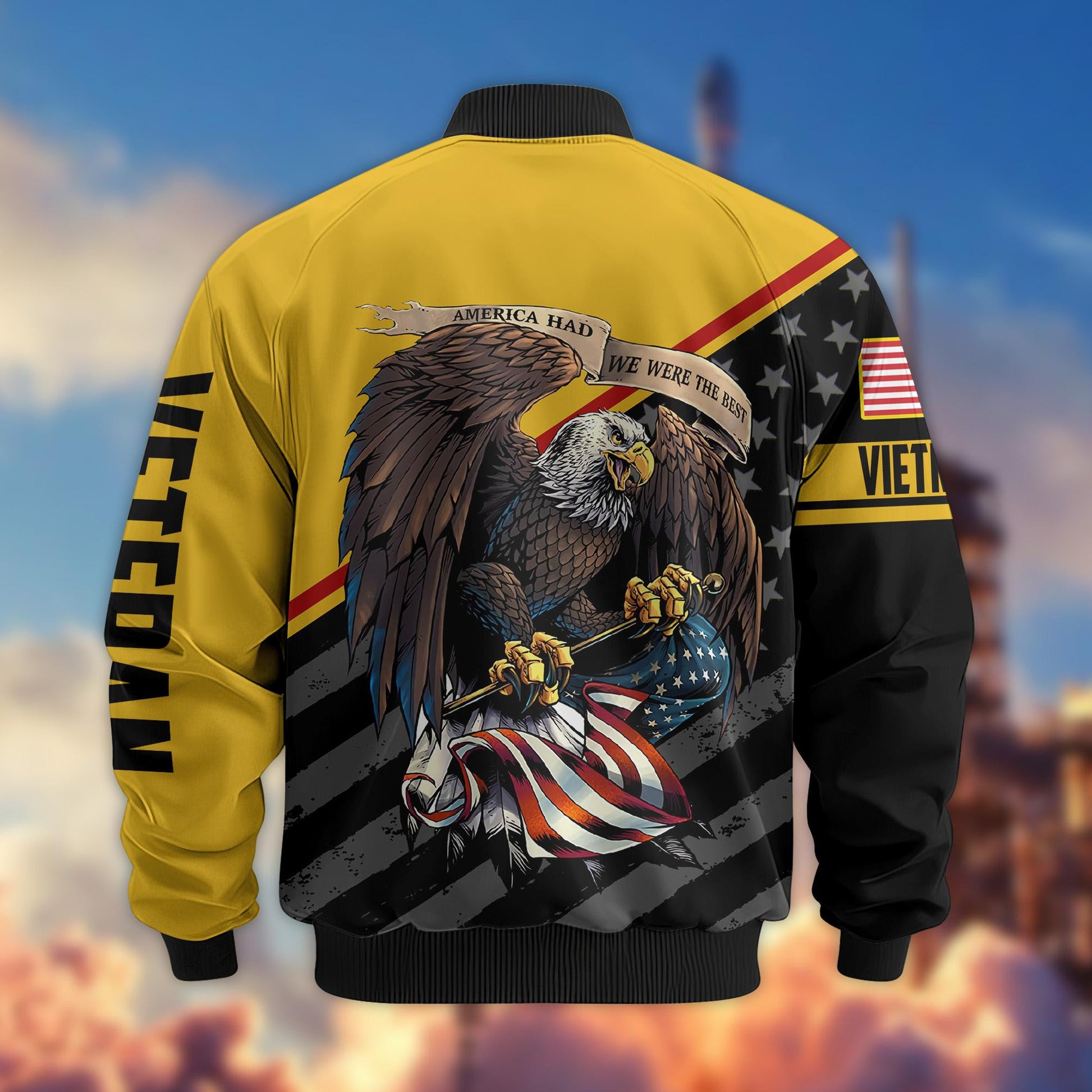 Premium Vietnam Veteran Bomber Jacket VPVC801206, Gifts For Vietnam Veteran