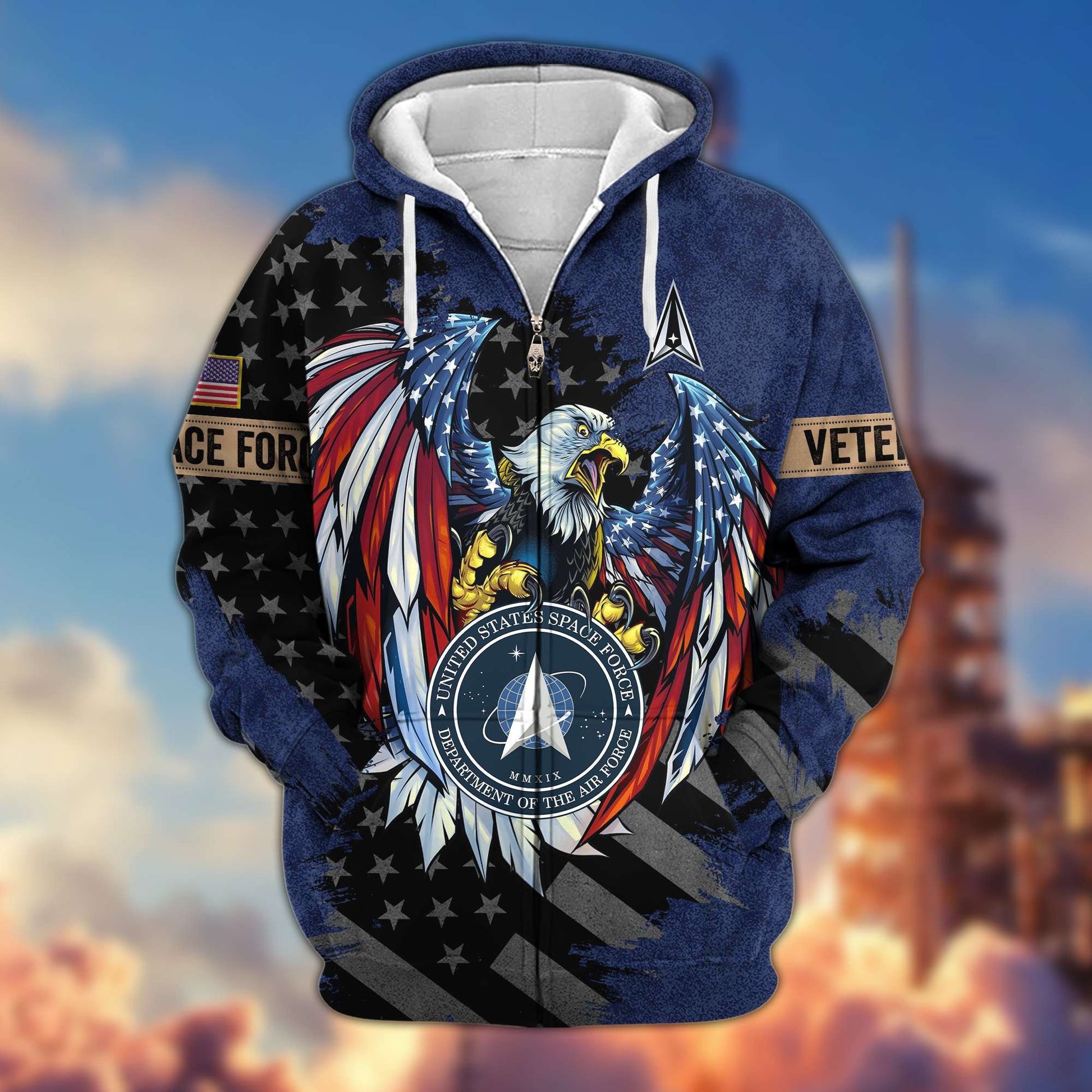 Premium US Veterans Zip Hoodie APHN190913, Gifts For Veterans Day