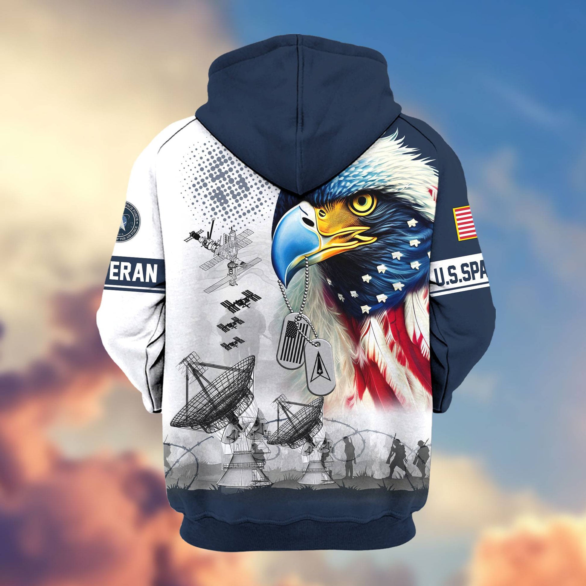 Premium US Veterans Zip Hoodie APHN260913, Gifts For US Veterans, Gifts For Veterans Day