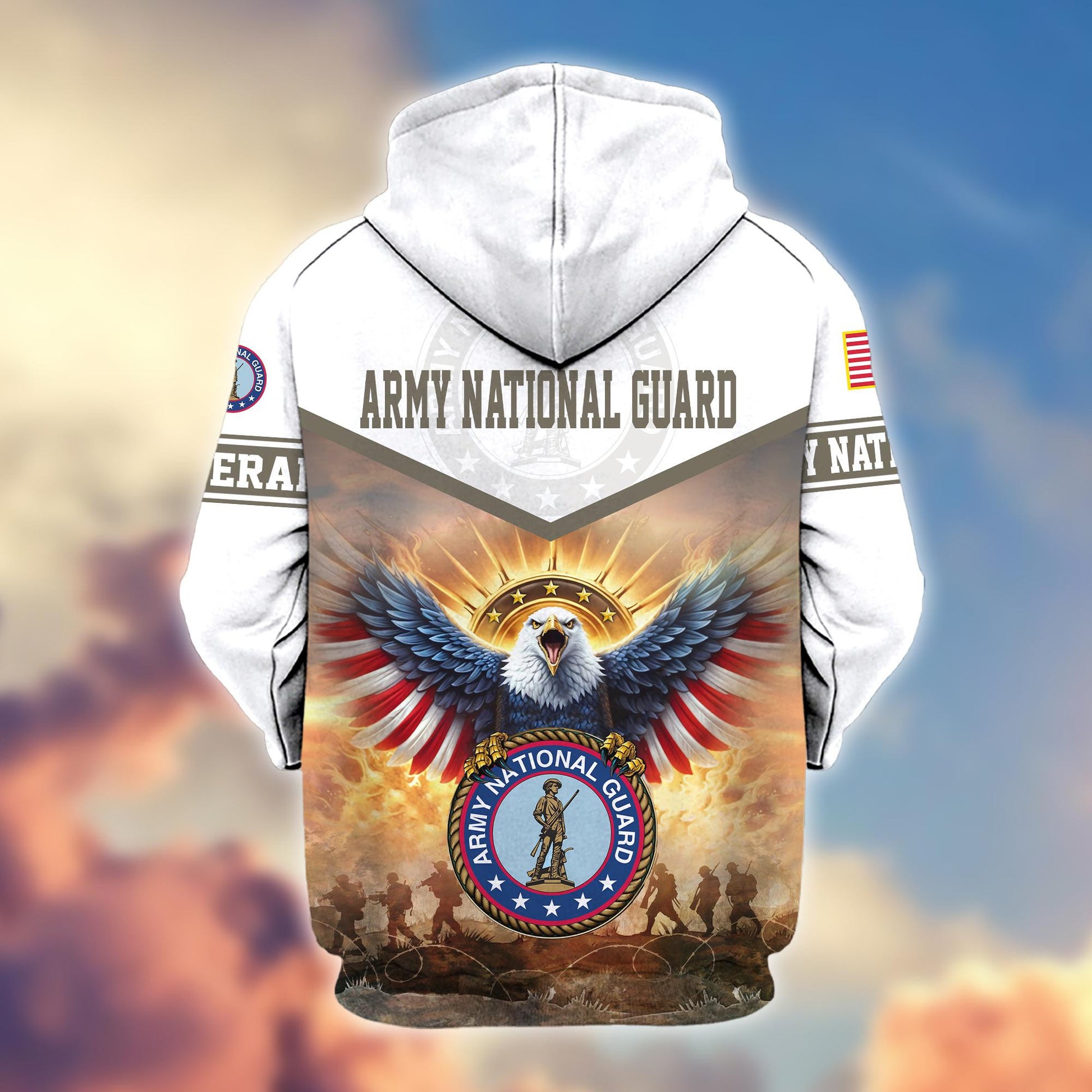 Premium Honoring All Who Served US Veterans Zip Hoodie BPVC300901, Gifts For US Veterans, Gifts For Veterans Day