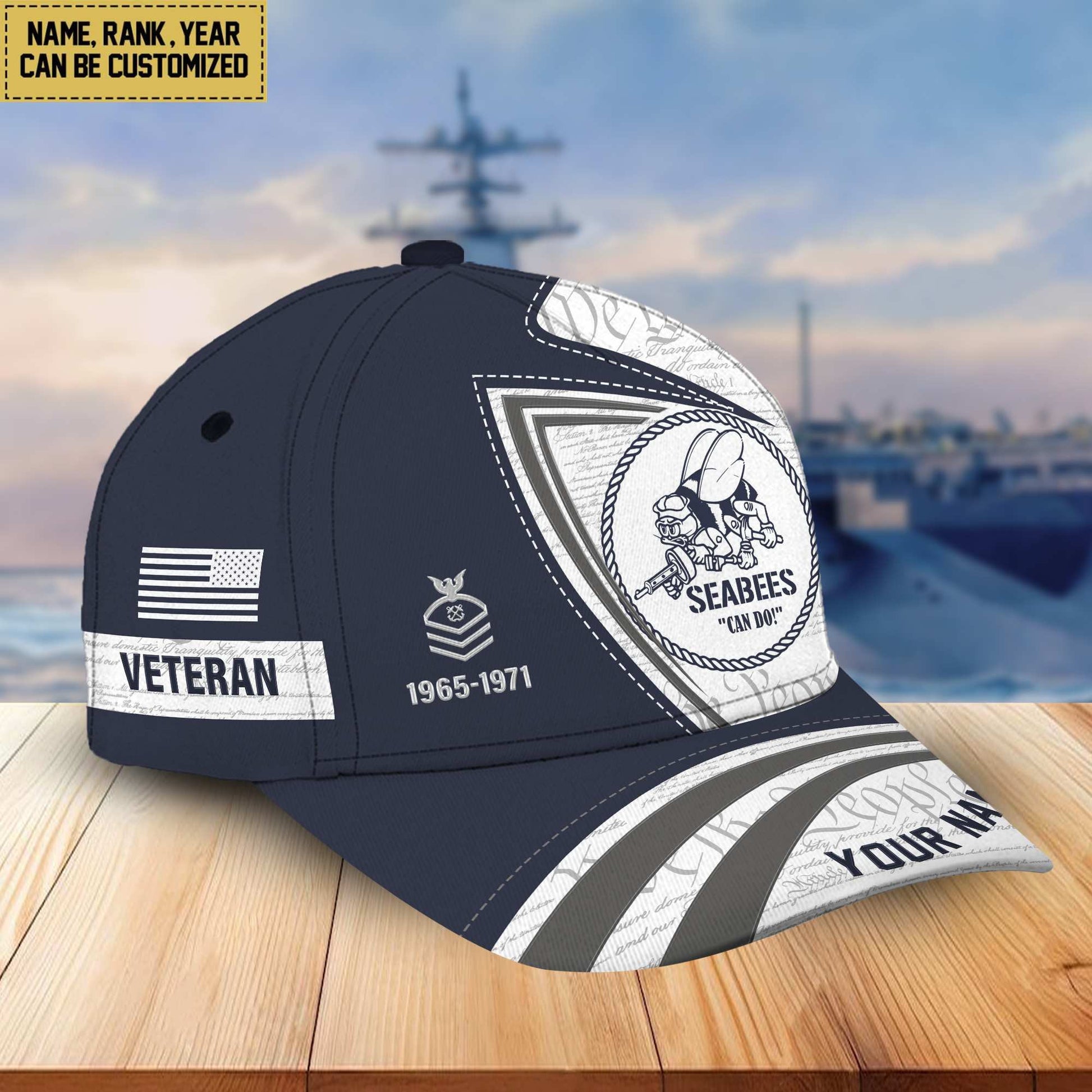 Premium US Veterans Cap BPVC310801, Gifts For US Veterans, Gifts For Veterans Day