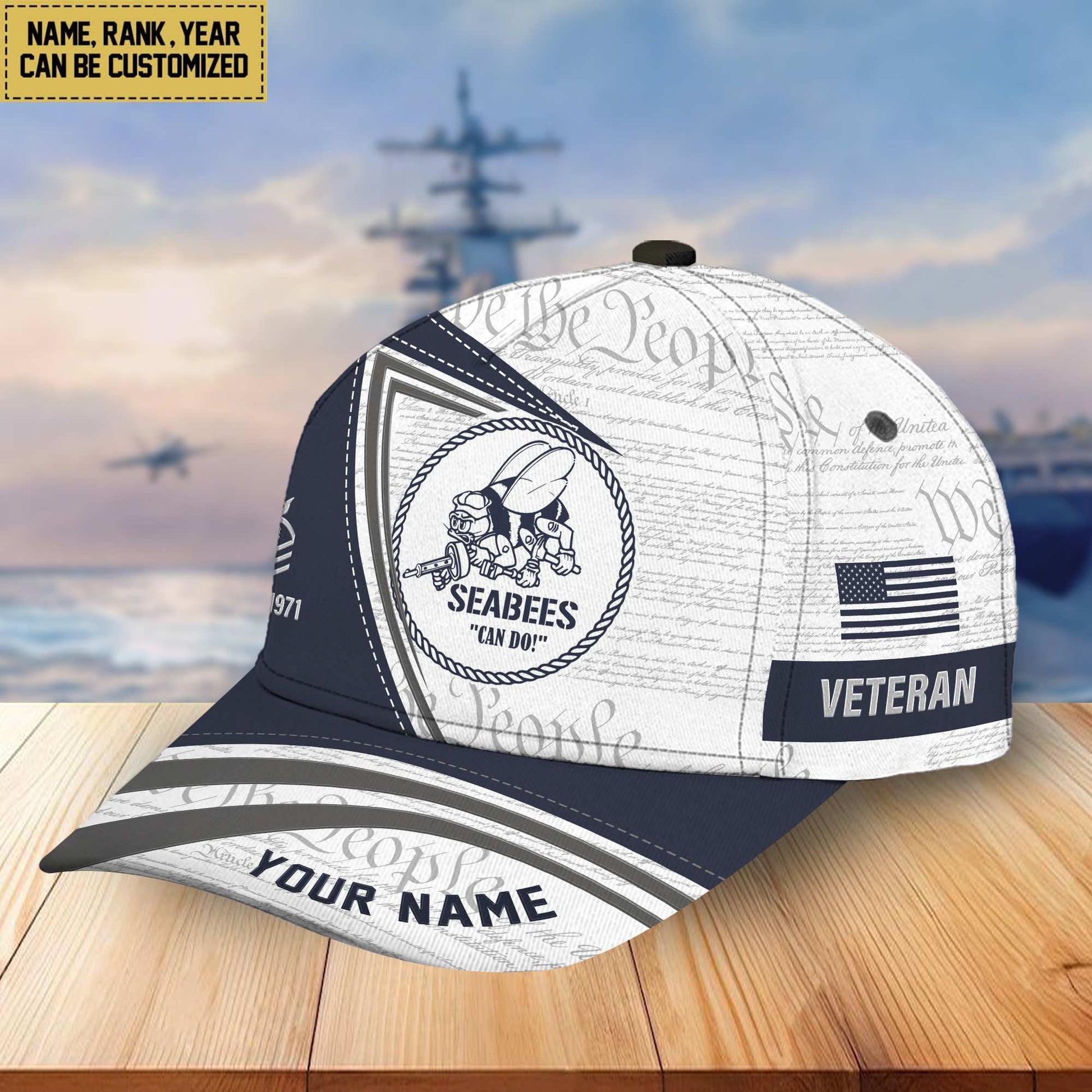 Premium US Veterans Cap BPVC310801, Gifts For US Veterans, Gifts For Veterans Day