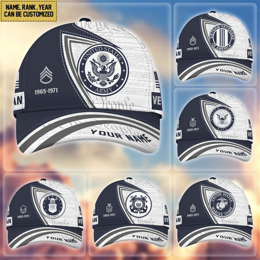 Premium US Veterans Cap BPVC310801, Gifts For US Veterans, Gifts For Veterans Day