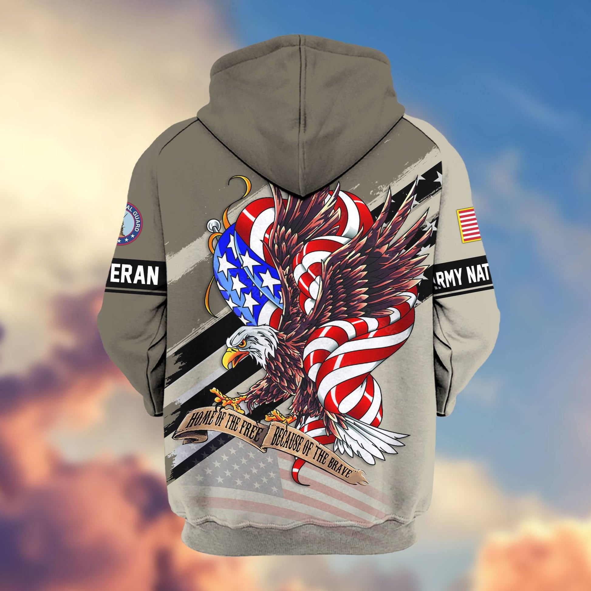 Premium US Veterans Zip Hoodie APHN300911, Gifts For US Veterans, Gifts For Veterans Day