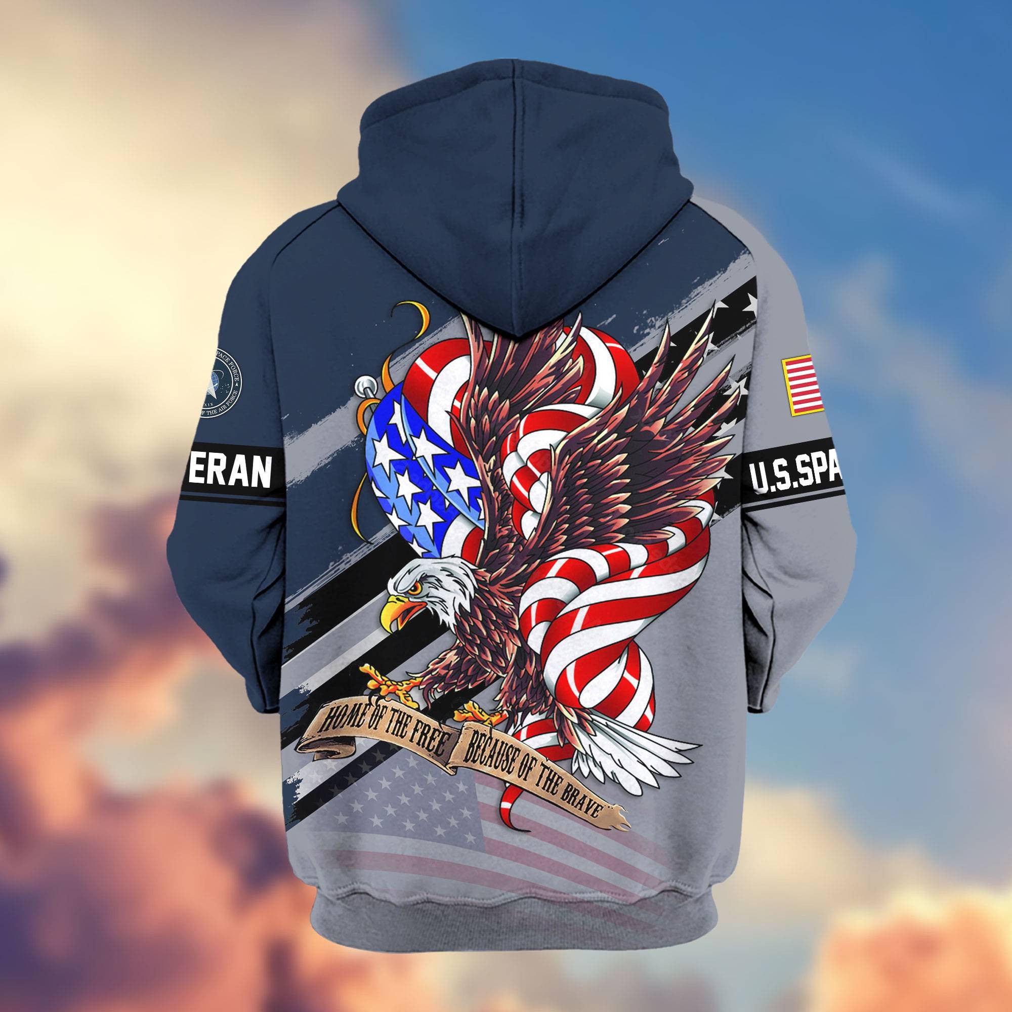 Premium US Veterans Zip Hoodie APHN300911, Gifts For US Veterans, Gifts For Veterans Day