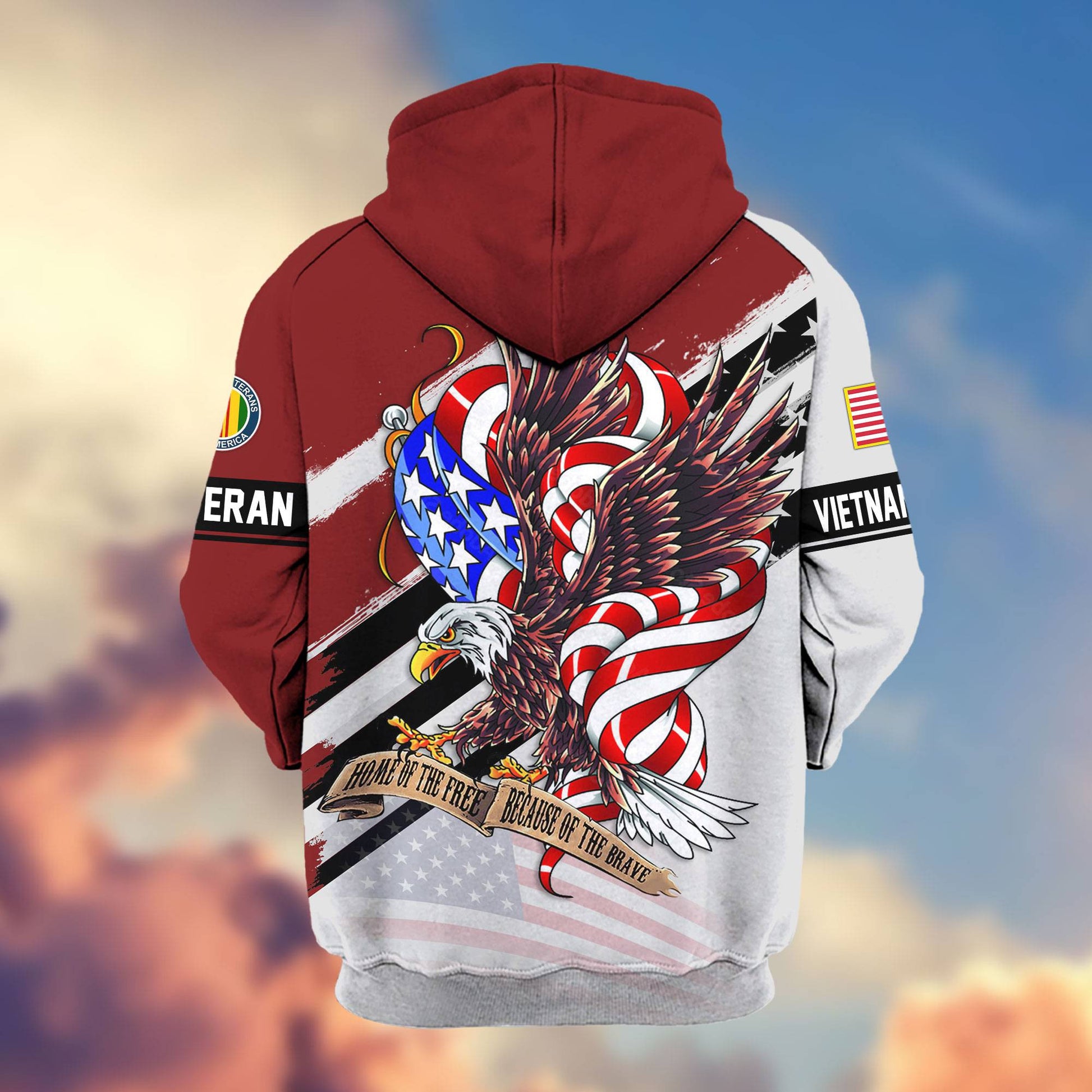 Premium US Veterans Zip Hoodie APHN300911, Gifts For US Veterans, Gifts For Veterans Day