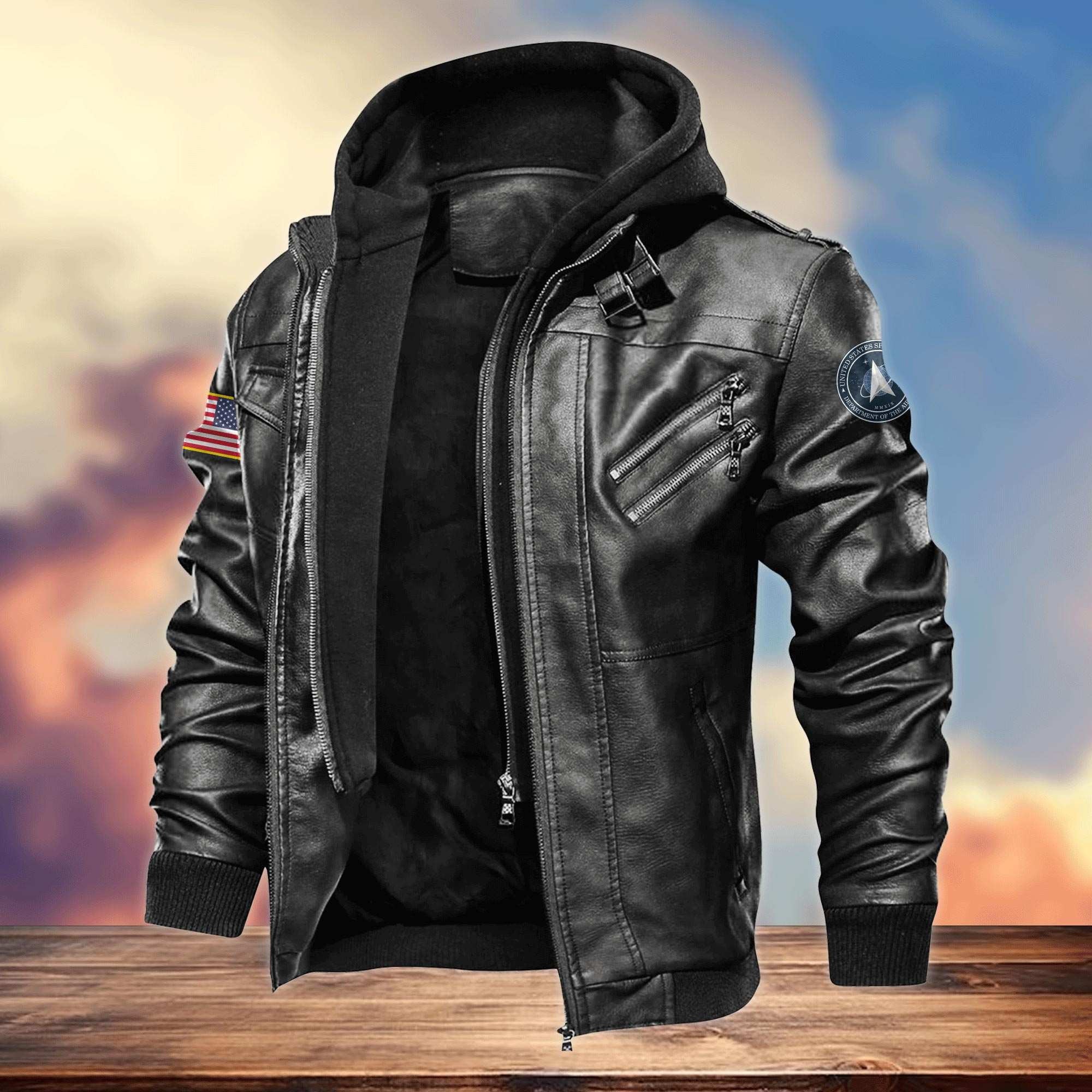 Premium My Time In Uniform Is Over But Being A Veteran Never Ends US Veterans Leather Jacket APHN031011, Gifts For US Veterans