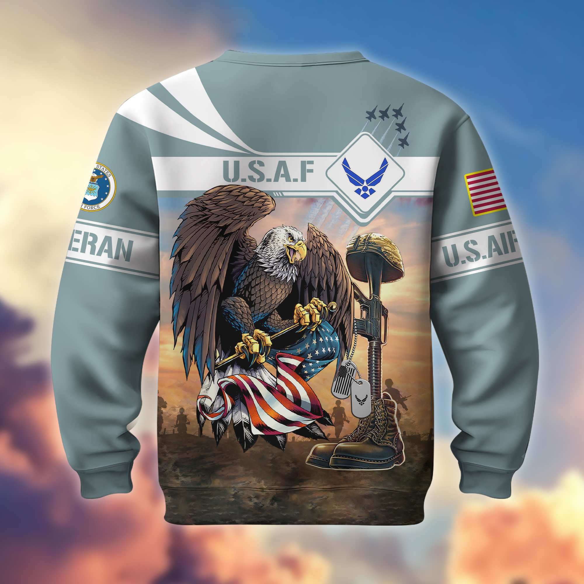 Premium US Veterans Sweatshirt BPVC071013, Gifts For US Veterans