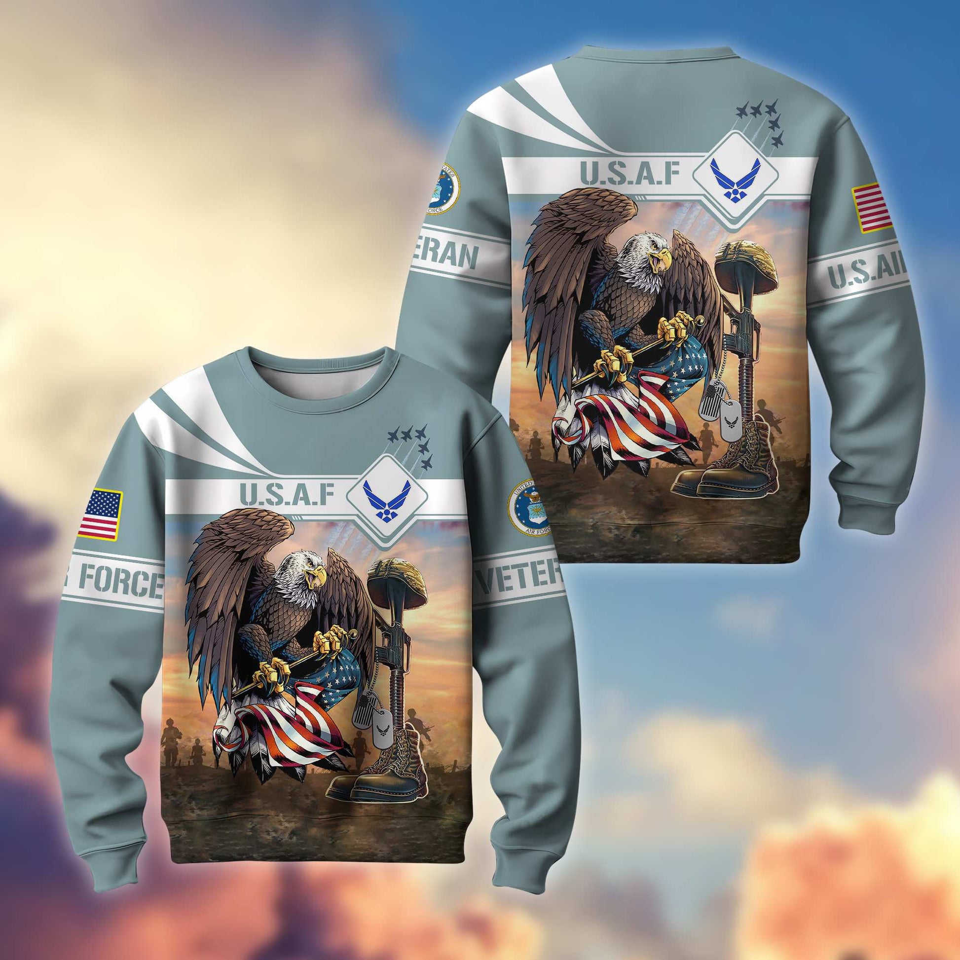 Premium US Veterans Sweatshirt BPVC071013, Gifts For US Veterans