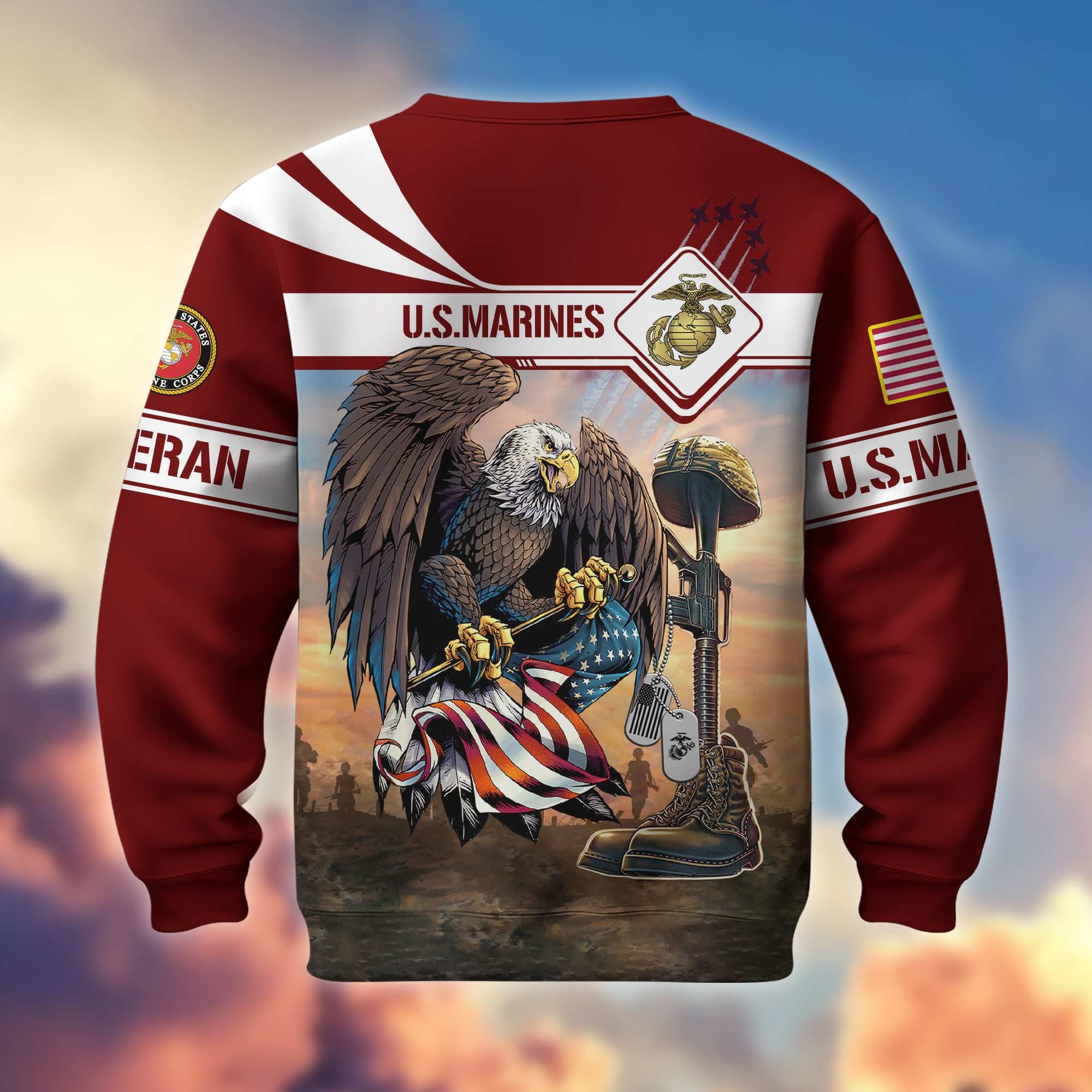 Premium US Veterans Sweatshirt BPVC071013, Gifts For US Veterans