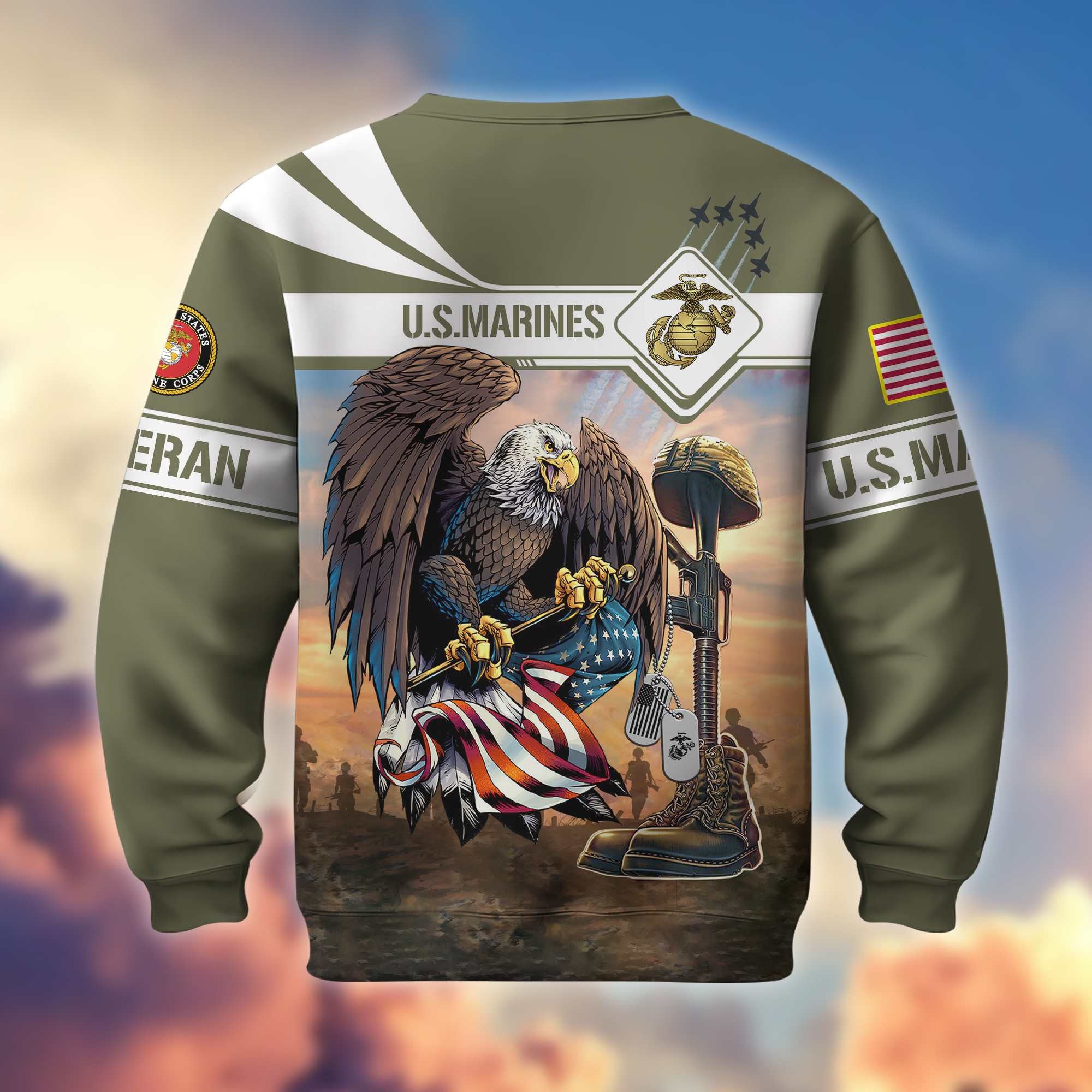 Premium US Veterans Sweatshirt BPVC071013, Gifts For US Veterans
