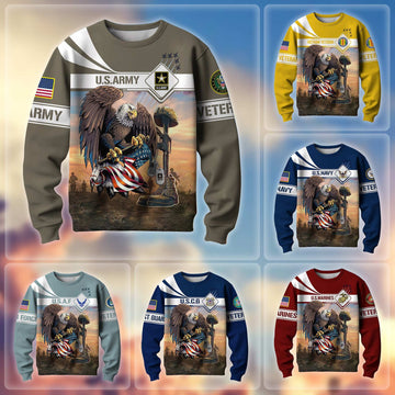 Premium US Veterans Sweatshirt BPVC071013, Gifts For US Veterans