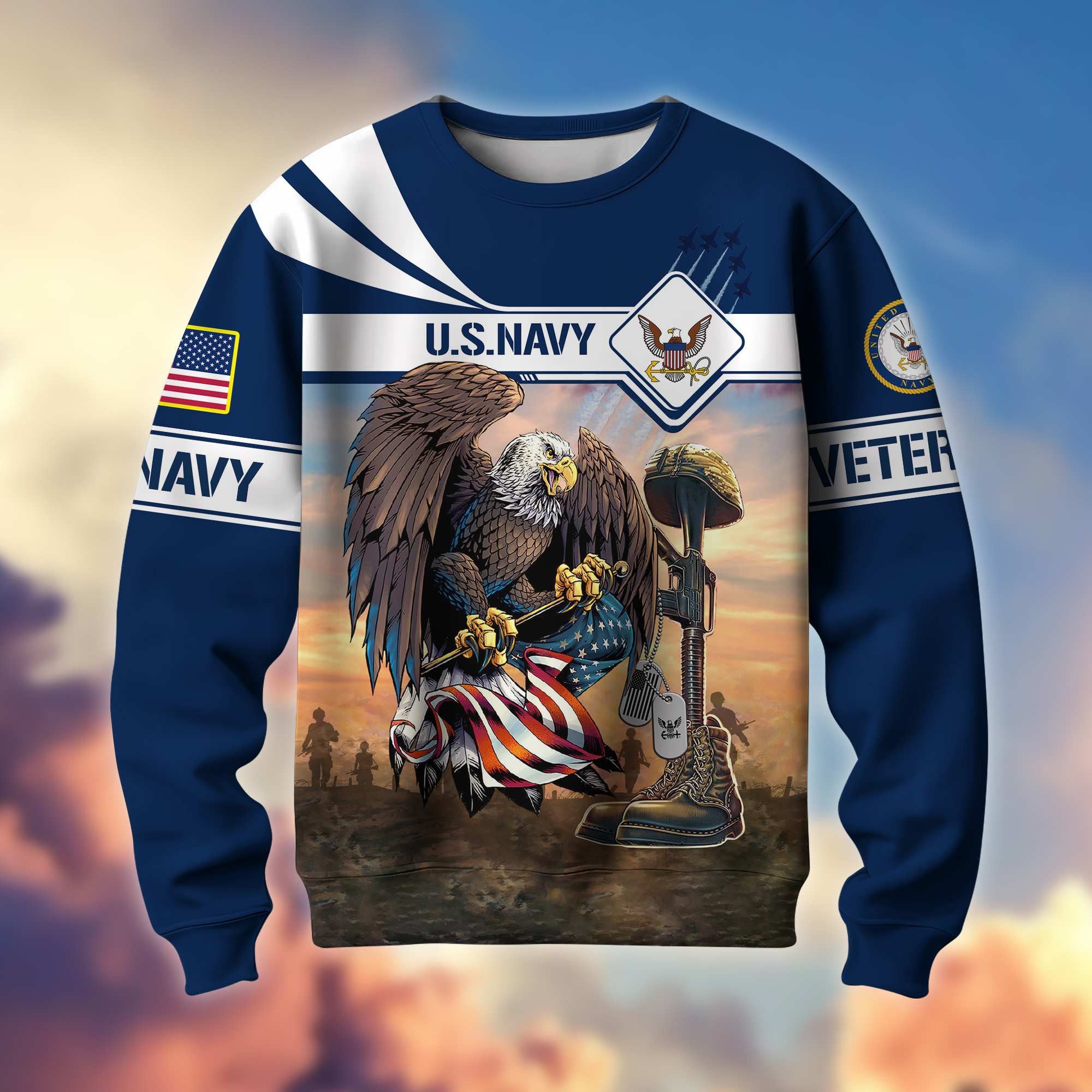 Premium US Veterans Sweatshirt BPVC071013, Gifts For US Veterans