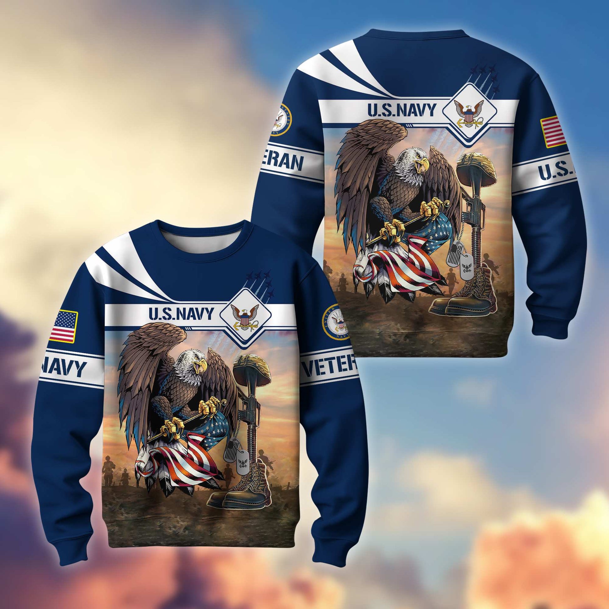Premium US Veterans Sweatshirt BPVC071013, Gifts For US Veterans