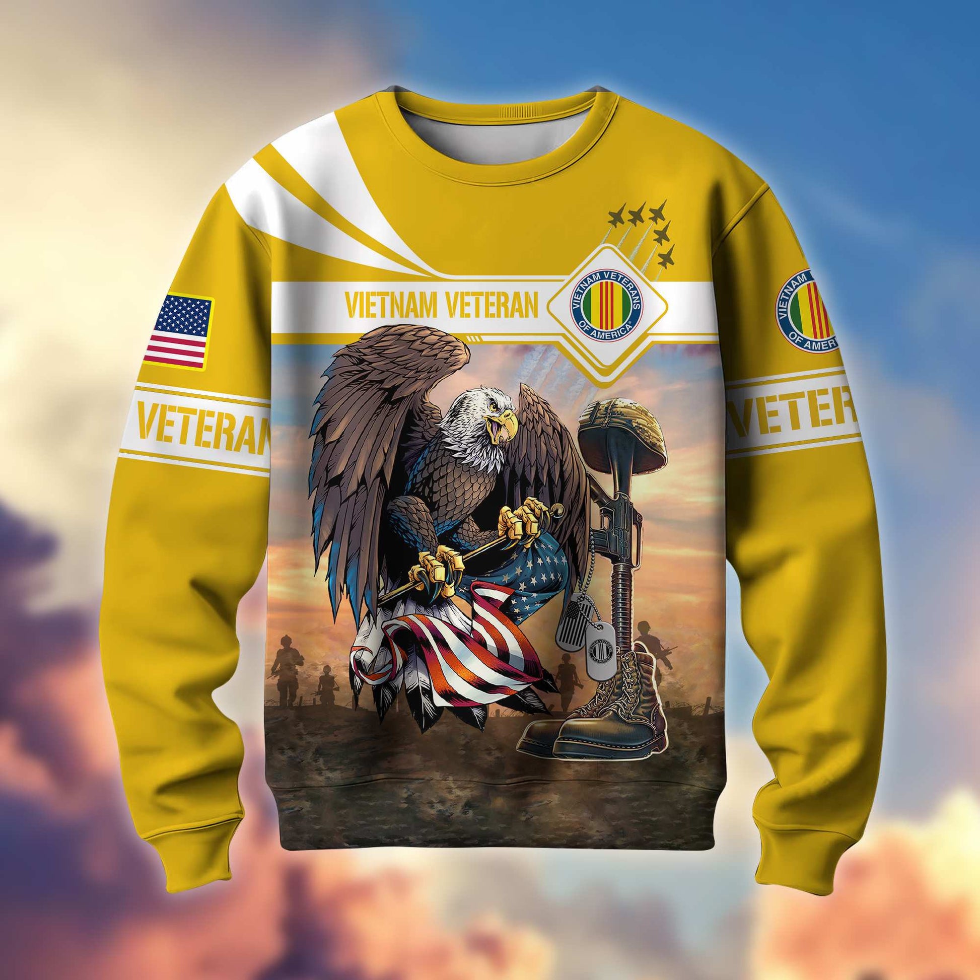 Premium US Veterans Sweatshirt BPVC071013, Gifts For US Veterans