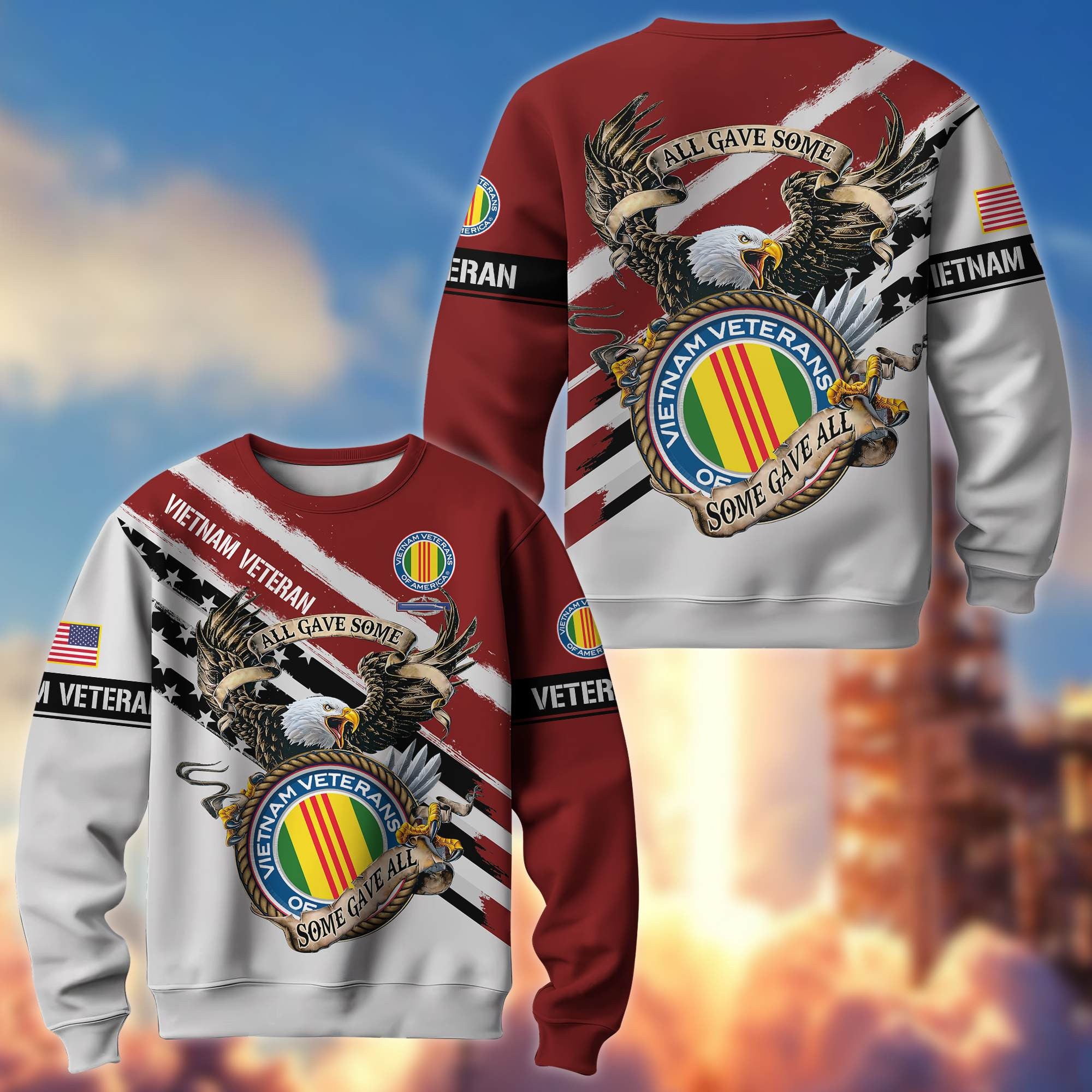 Premium US Veterans Sweatshirt BPVC081011, Gifts For US Veterans