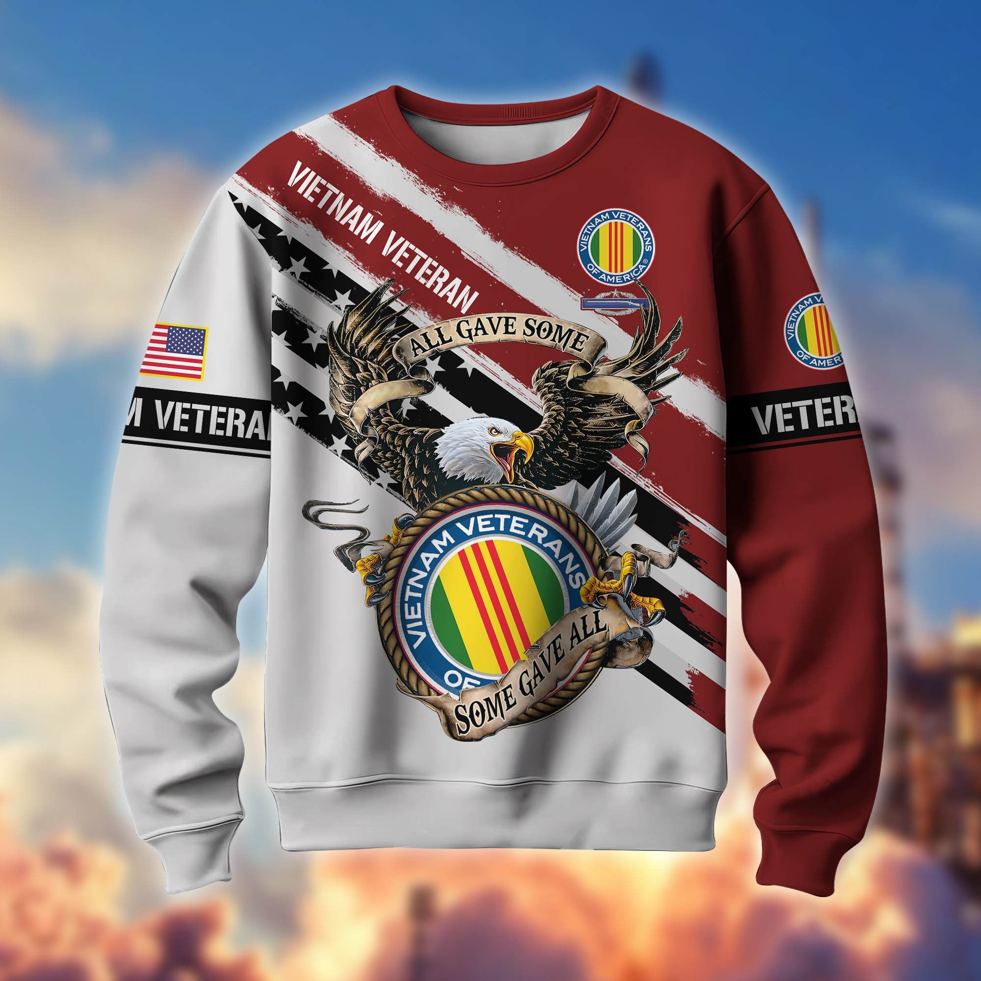 Premium US Veterans Sweatshirt BPVC081011, Gifts For US Veterans