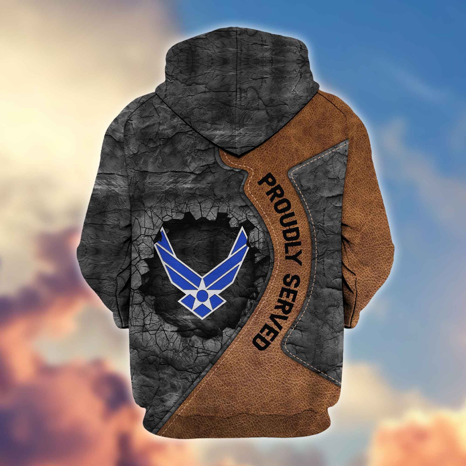 Premium USAF Veterans Zip Hoodie VPVC603904, Gifts For Air Force Veteran