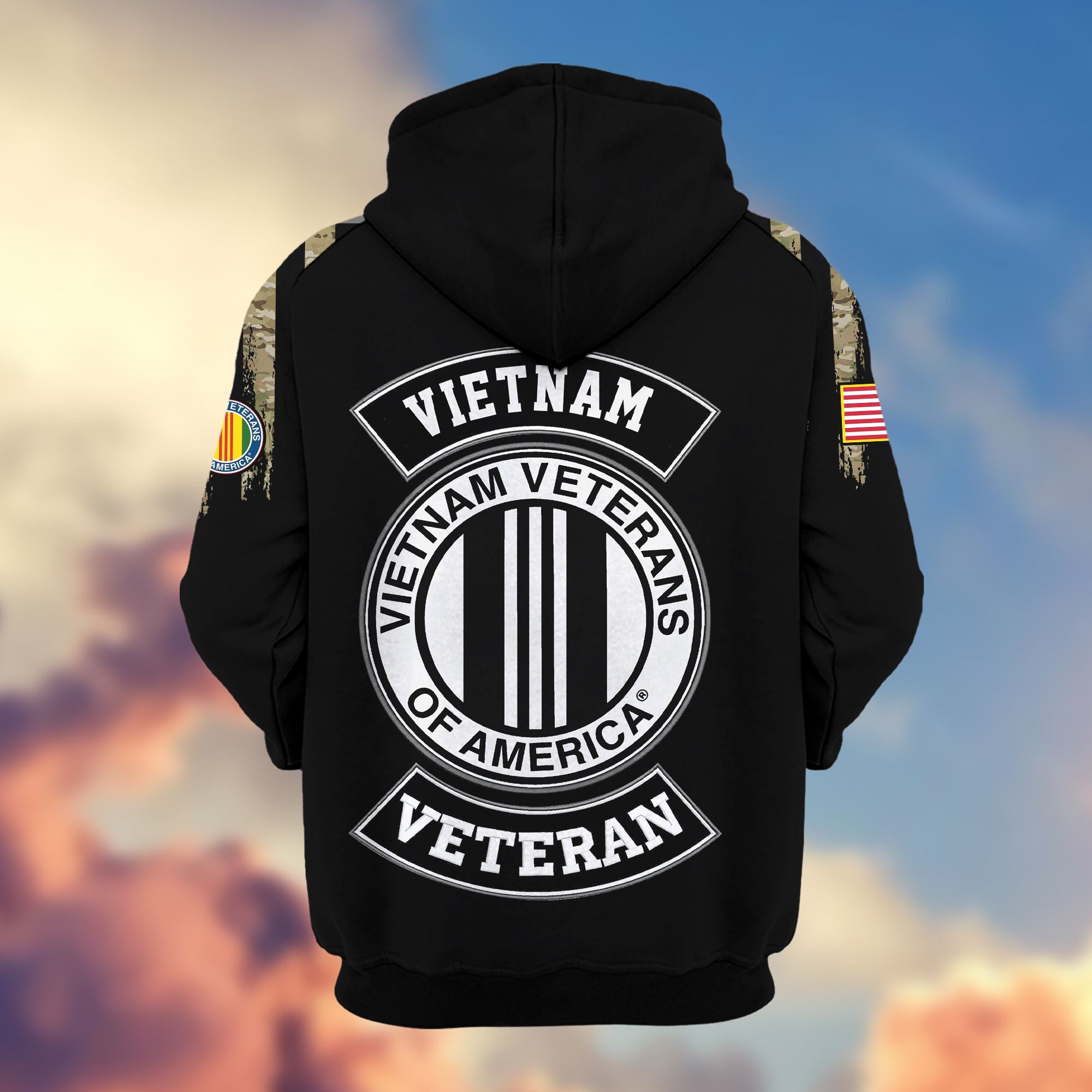 Premium Vietnam Veteran Zip Hoodie VPVC604006, Gifts For Vietnam Veteran