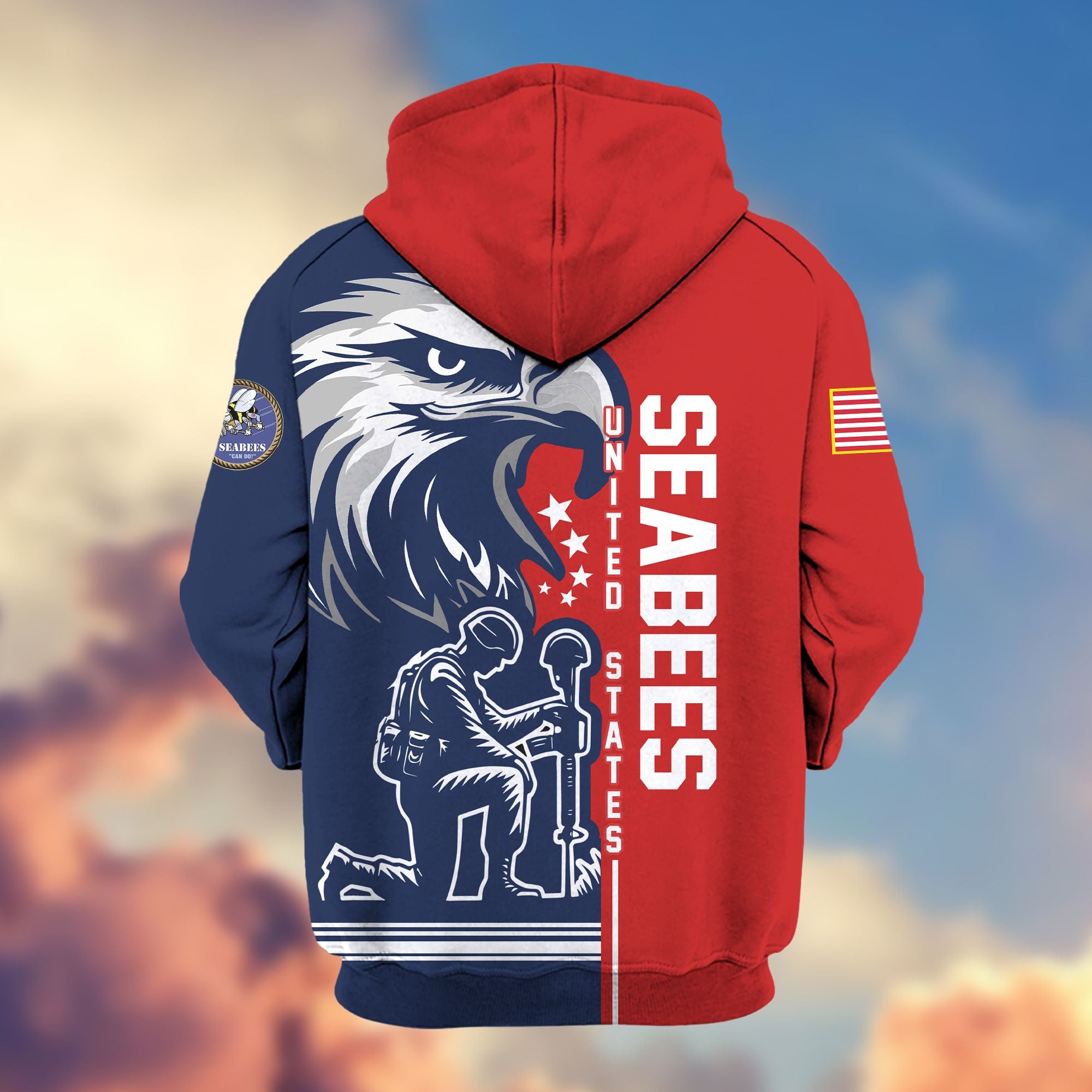 Premium US Seabees Zip Hoodie VPVC604209, Gifts For Seabees Veteran