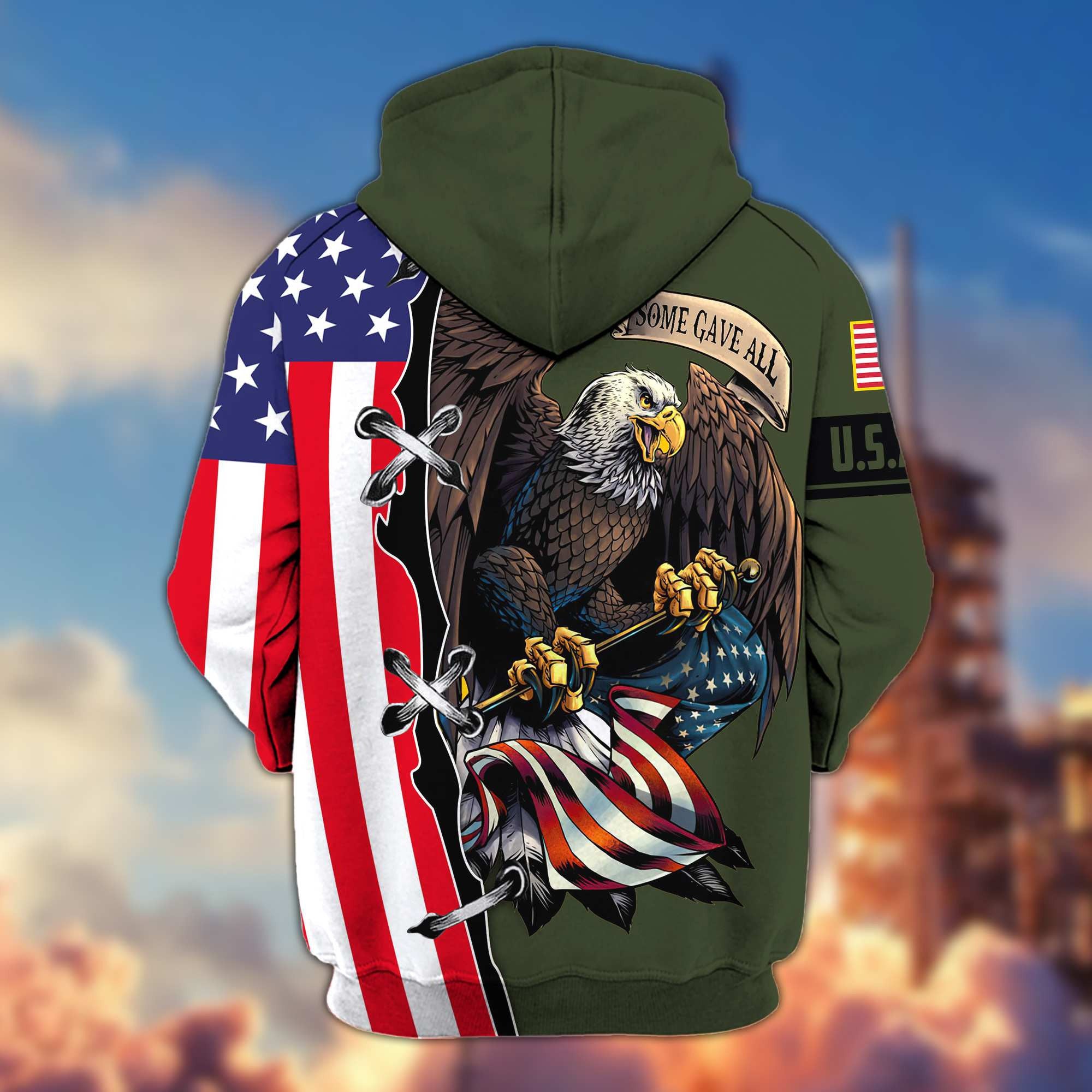 Premium US Army Veteran Zip Hoodie VPVC604801, Gifts For Army Veteran