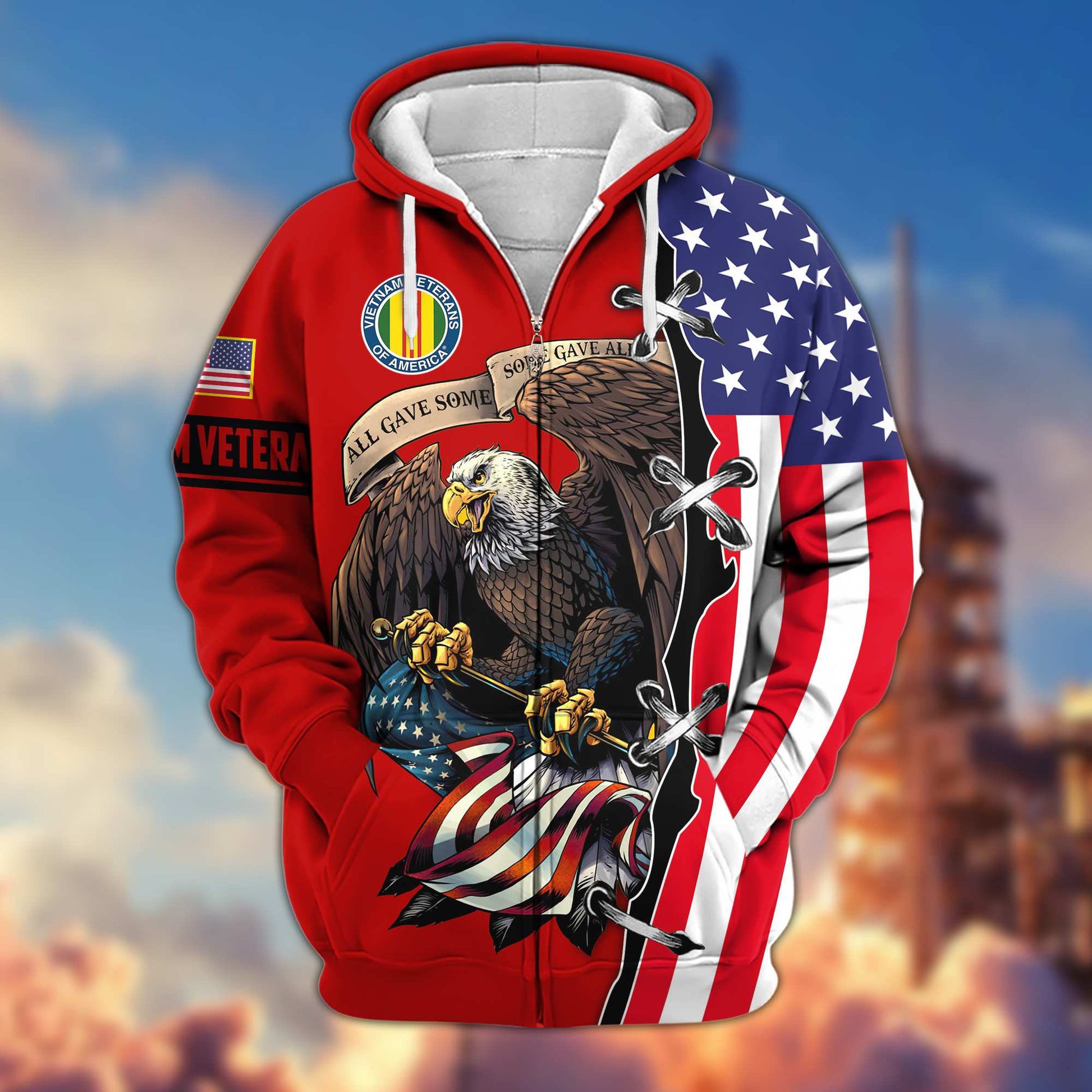 Premium Vietnam Veteran Zip Hoodie VPVC604806, Gifts For Vietnam Veteran