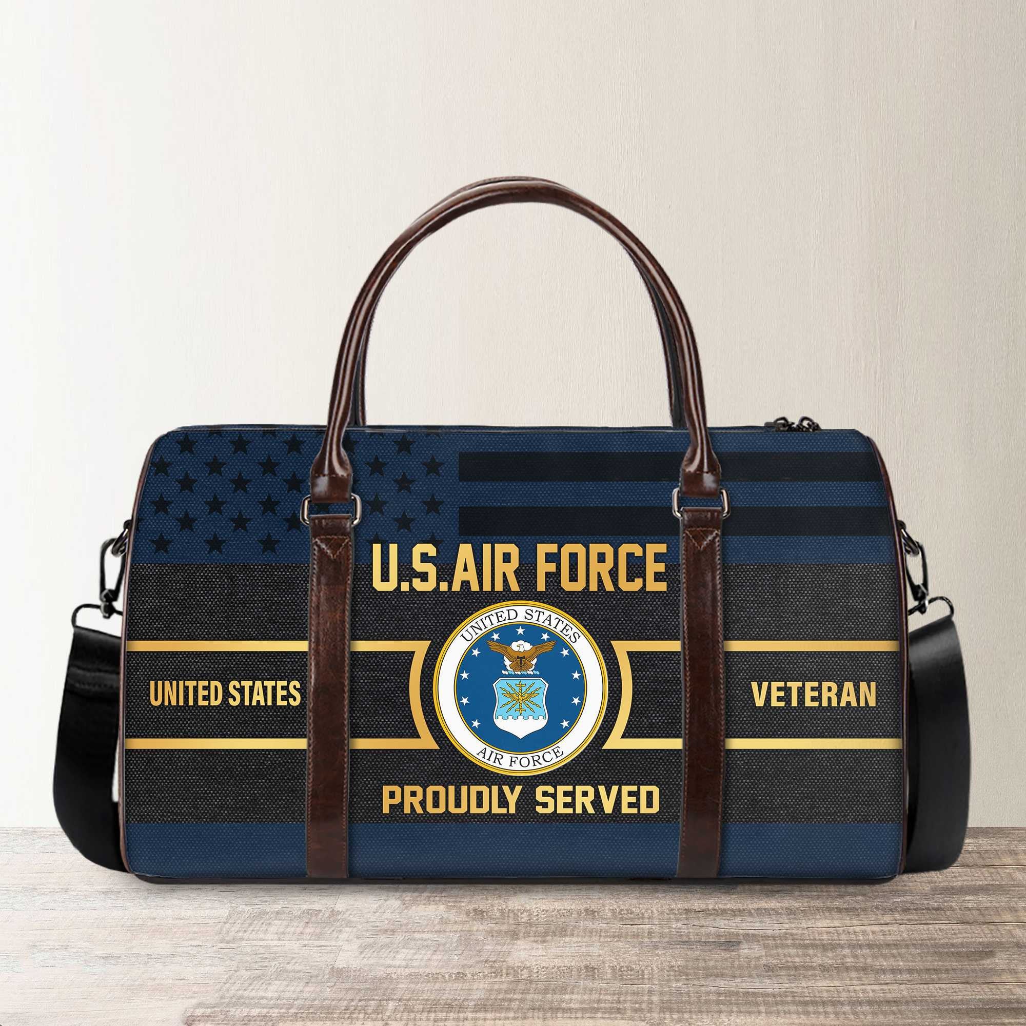 Premium US Veterans Travel Bag, Gifts For Veterans Day BPVC101010