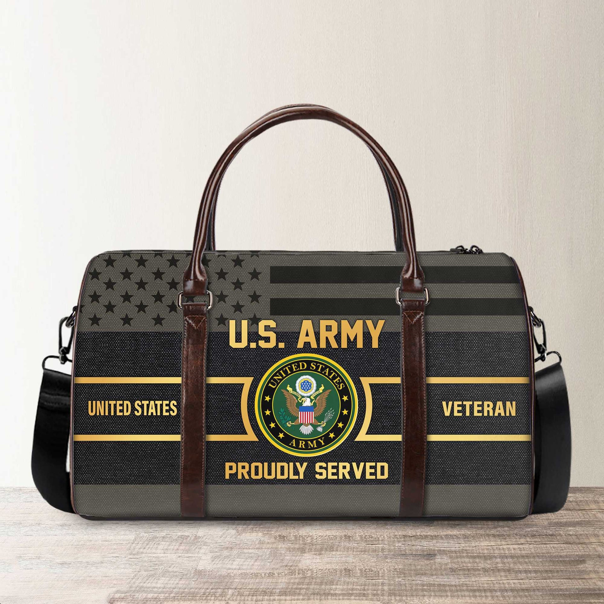 Premium US Veterans Travel Bag, Gifts For Veterans Day BPVC101010