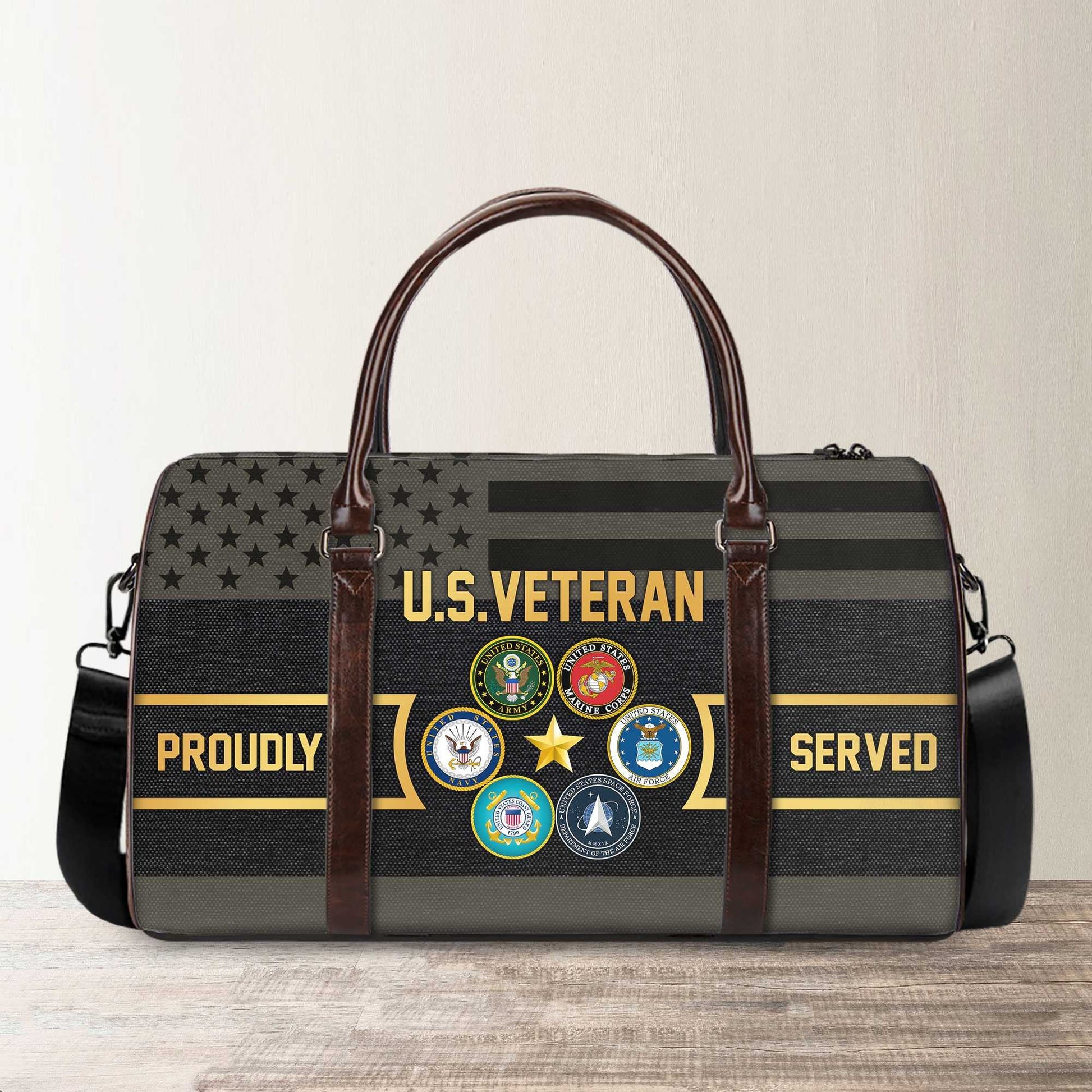 Premium US Veterans Travel Bag, Gifts For Veterans Day BPVC101010