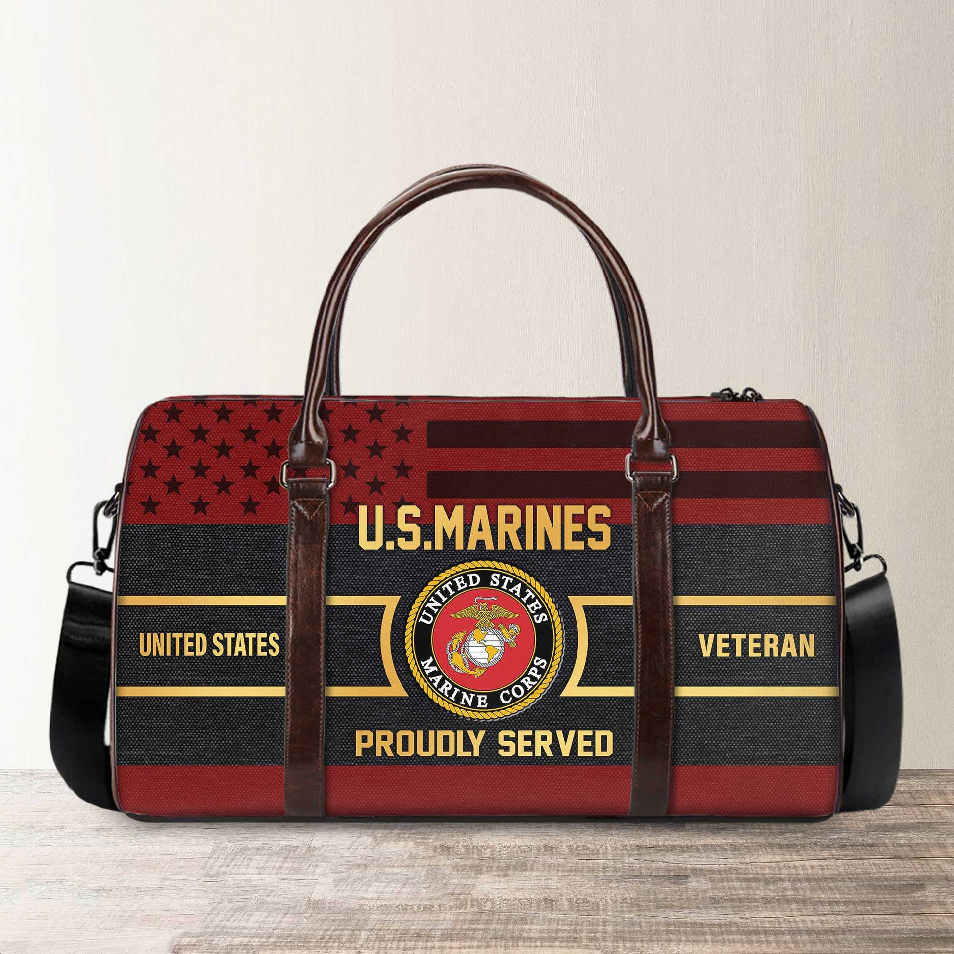 Premium US Veterans Travel Bag, Gifts For Veterans Day BPVC101010