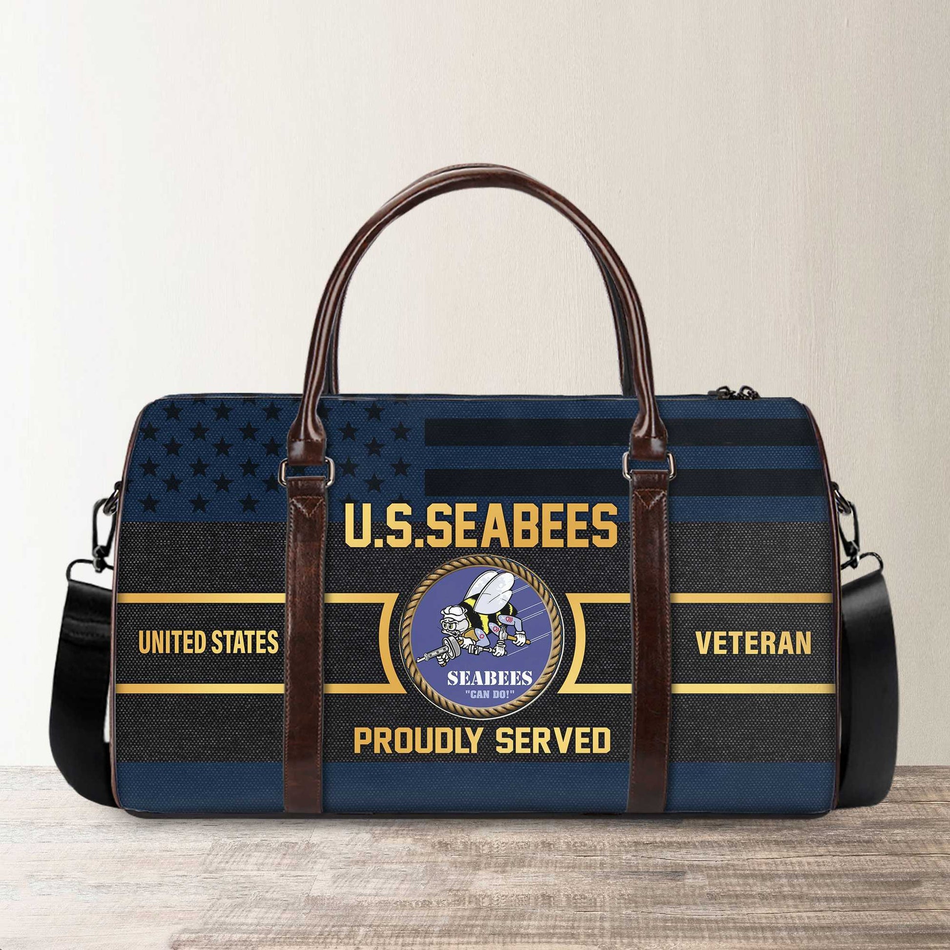 Premium US Veterans Travel Bag, Gifts For Veterans Day BPVC101010