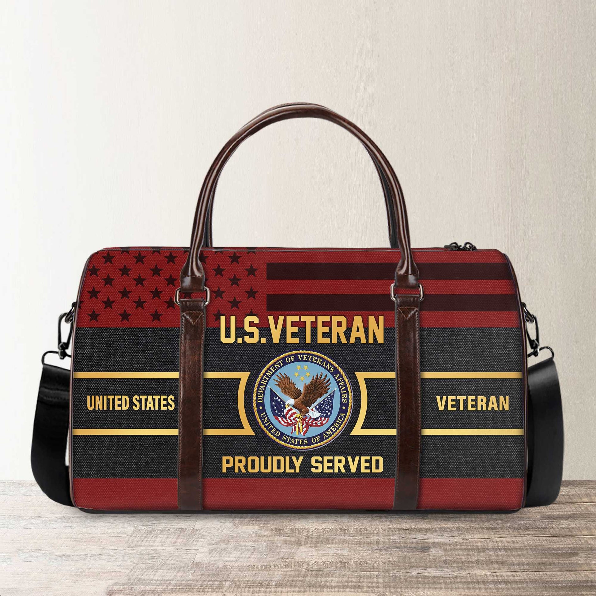 Premium US Veterans Travel Bag, Gifts For Veterans Day BPVC101010
