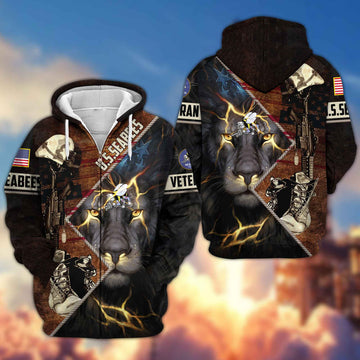 Premium US Seabees Zip Hoodie VPVC604909, Gifts For Seabees Veteran