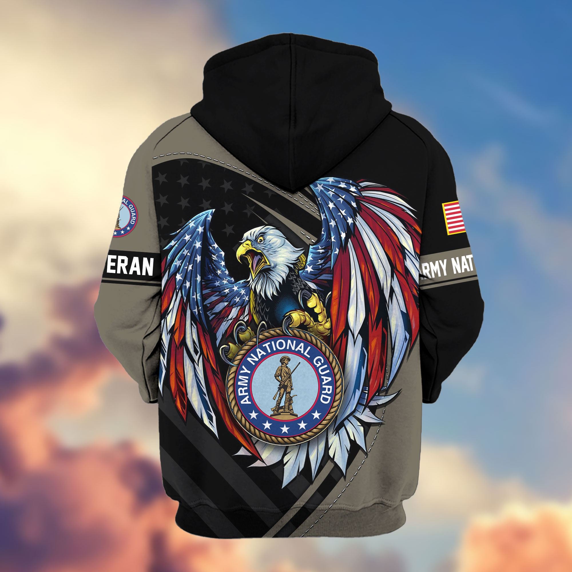 Premium US Veterans Zip Hoodie APHN091011, Gifts For US Veterans, Gifts For Veterans Day