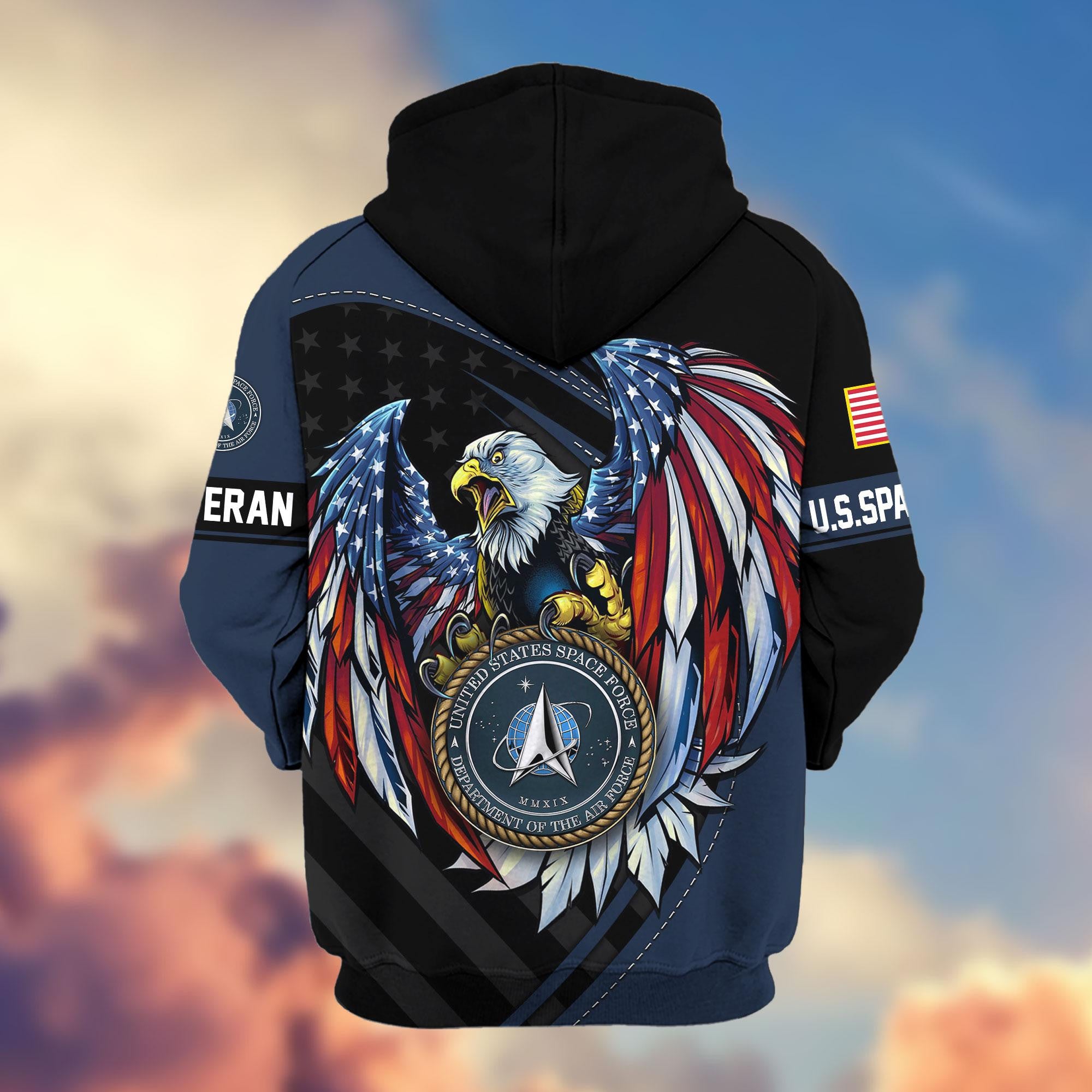Premium US Veterans Zip Hoodie APHN091011, Gifts For US Veterans, Gifts For Veterans Day