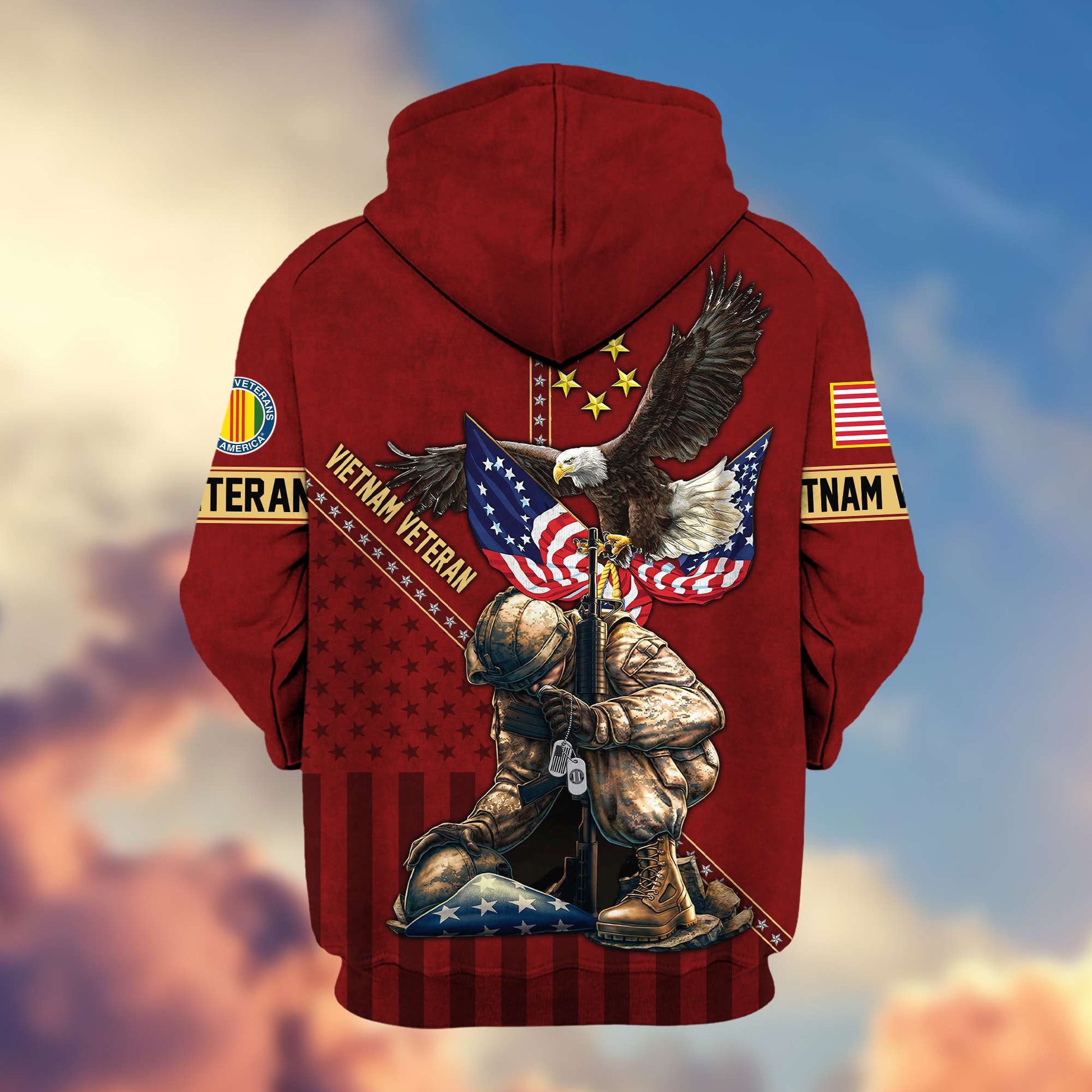 Premium Vietnam Veteran Zip Hoodie VPVC605106, Gifts For Vietnam Veteran