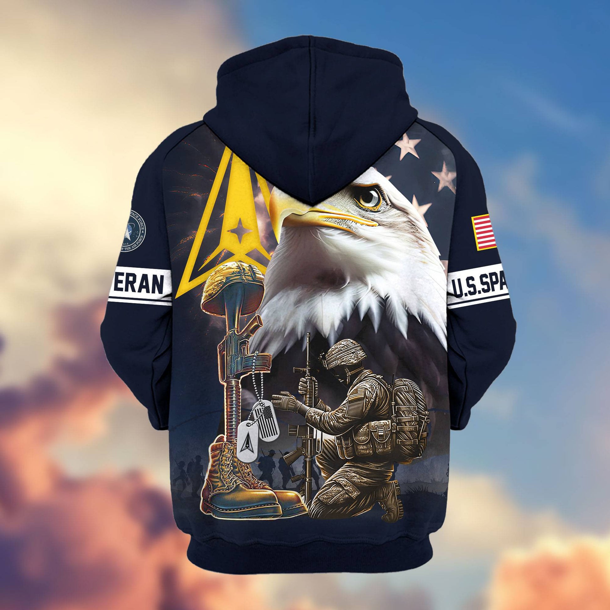 Premium Honoring All Who Served US Veterans Zip Hoodie APHN071011, Gifts For US Veterans, Gifts For Veterans Day