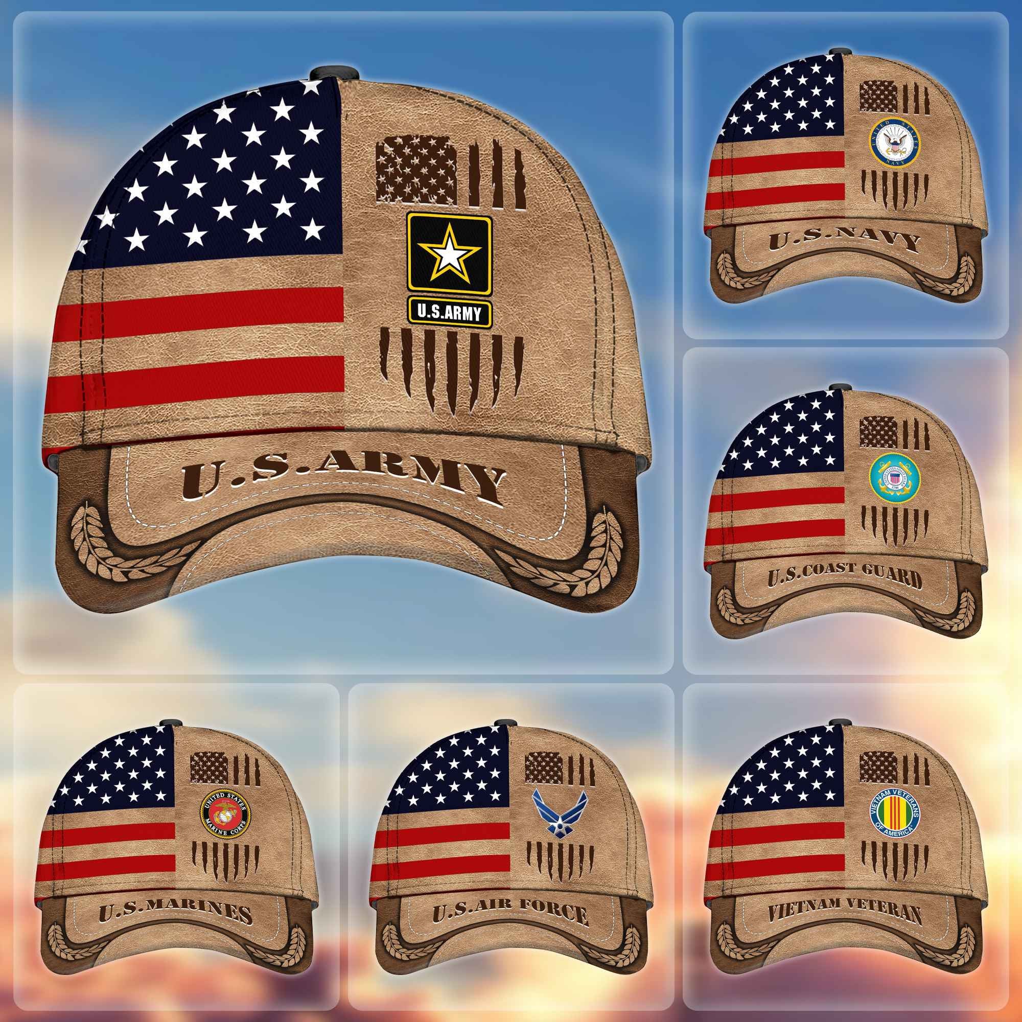 Premium US Military Cap BPVC151011, Gifts For Dad, Gifts For Husband