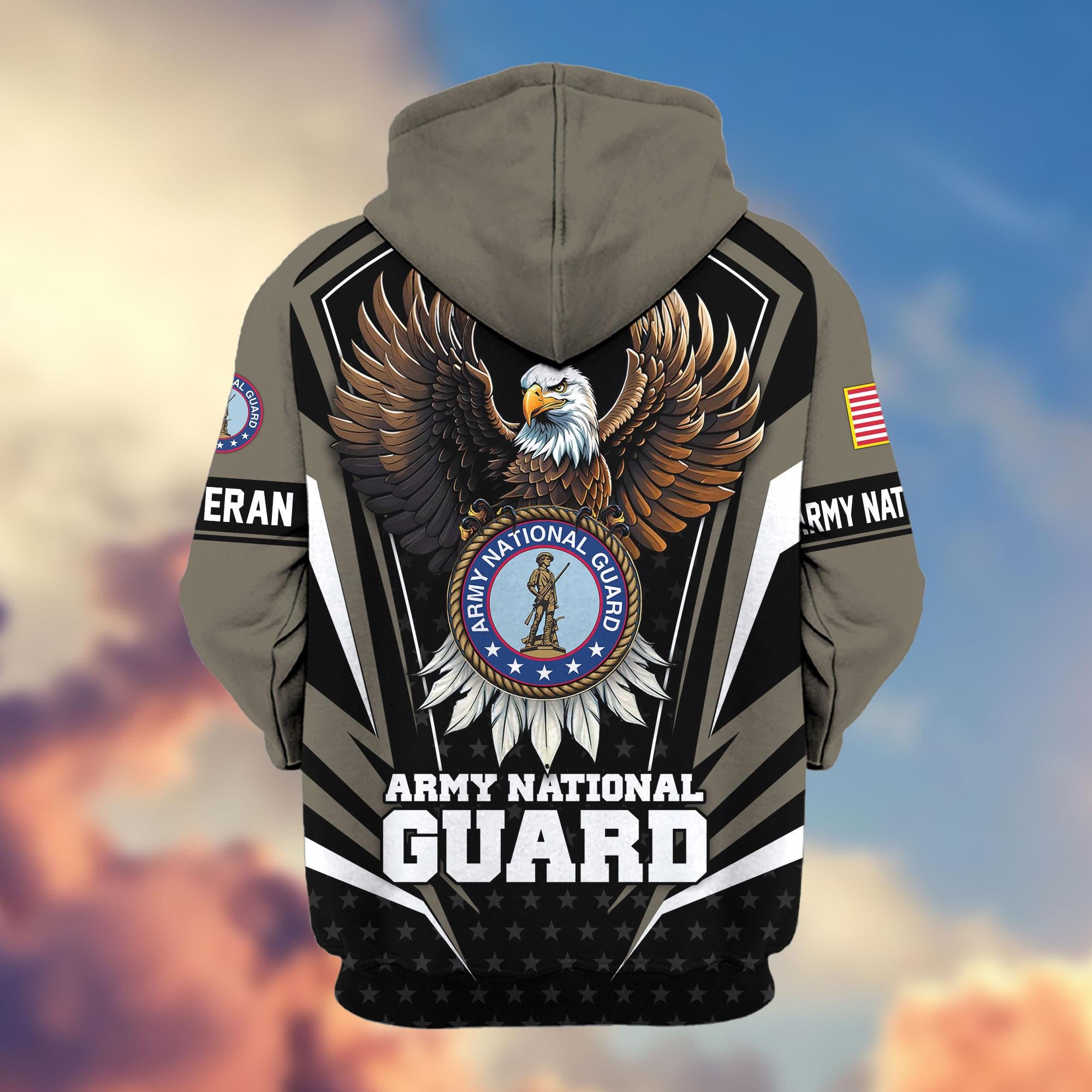 Premium US Veterans Zip Hoodie APHN011012, Gifts For US Veterans, Gifts For Veterans Day