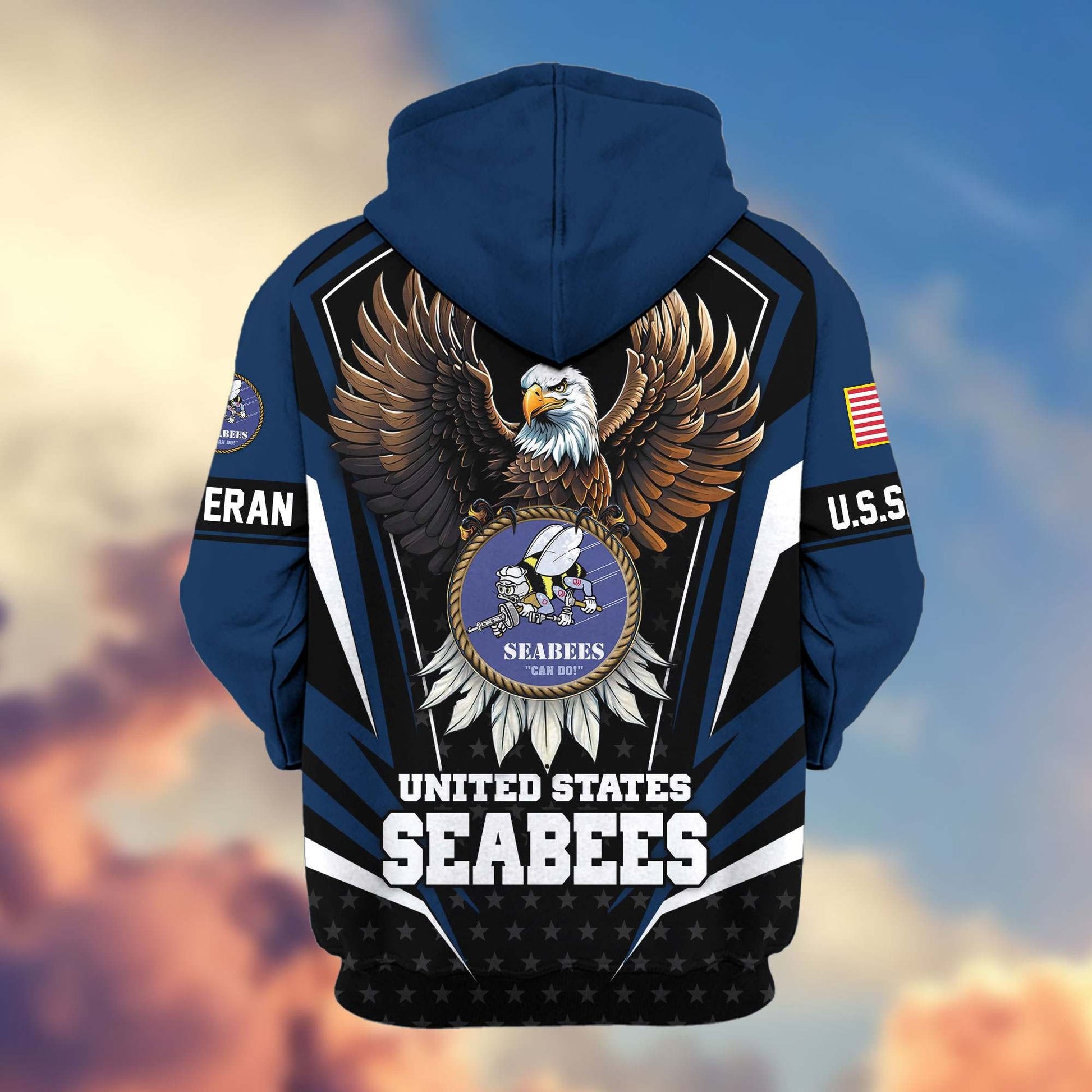 Premium US Veterans Zip Hoodie APHN011012, Gifts For US Veterans, Gifts For Veterans Day