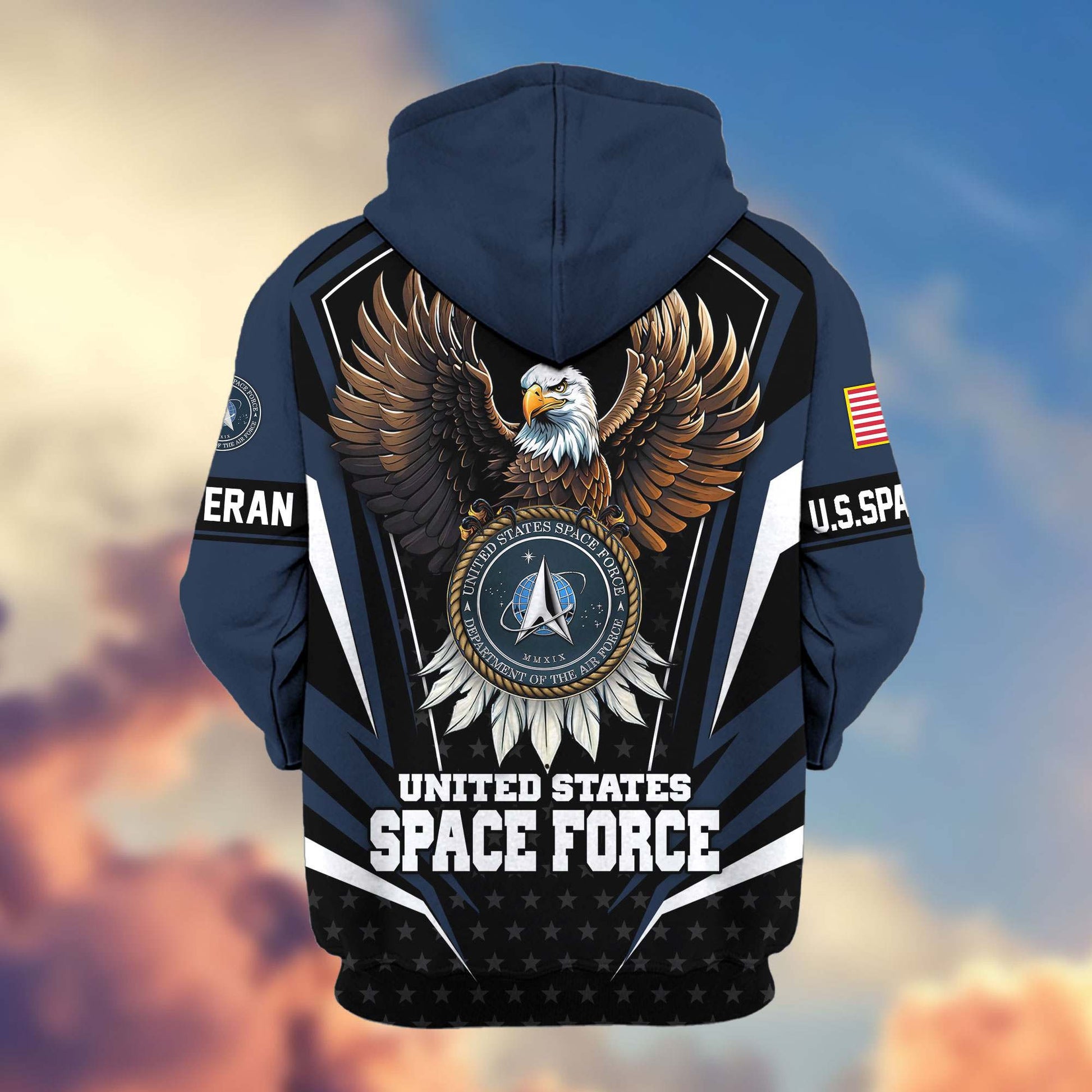 Premium US Veterans Zip Hoodie APHN011012, Gifts For US Veterans, Gifts For Veterans Day